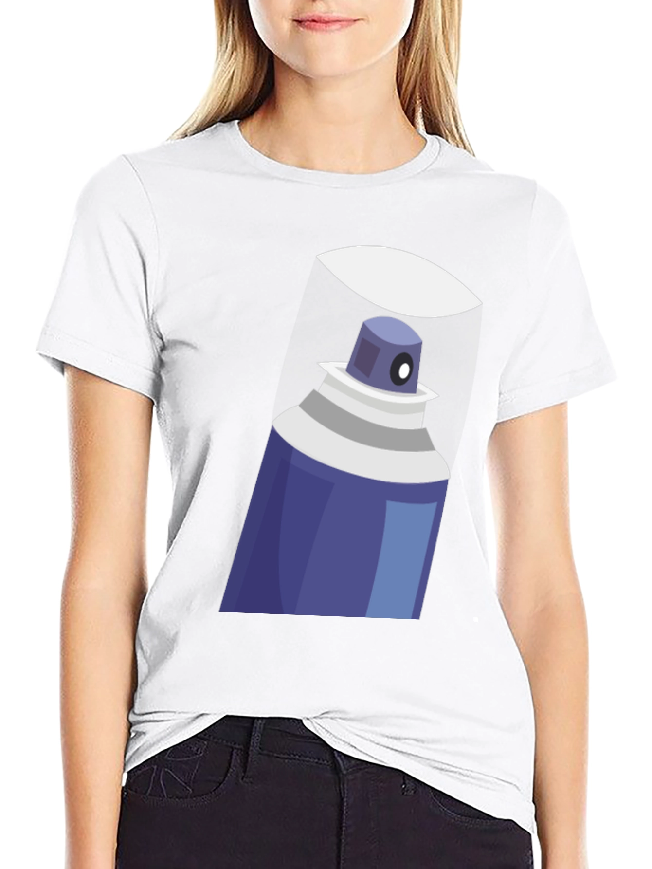 Spray Paint Graphic Tee - Cool Artistic T-Shirt