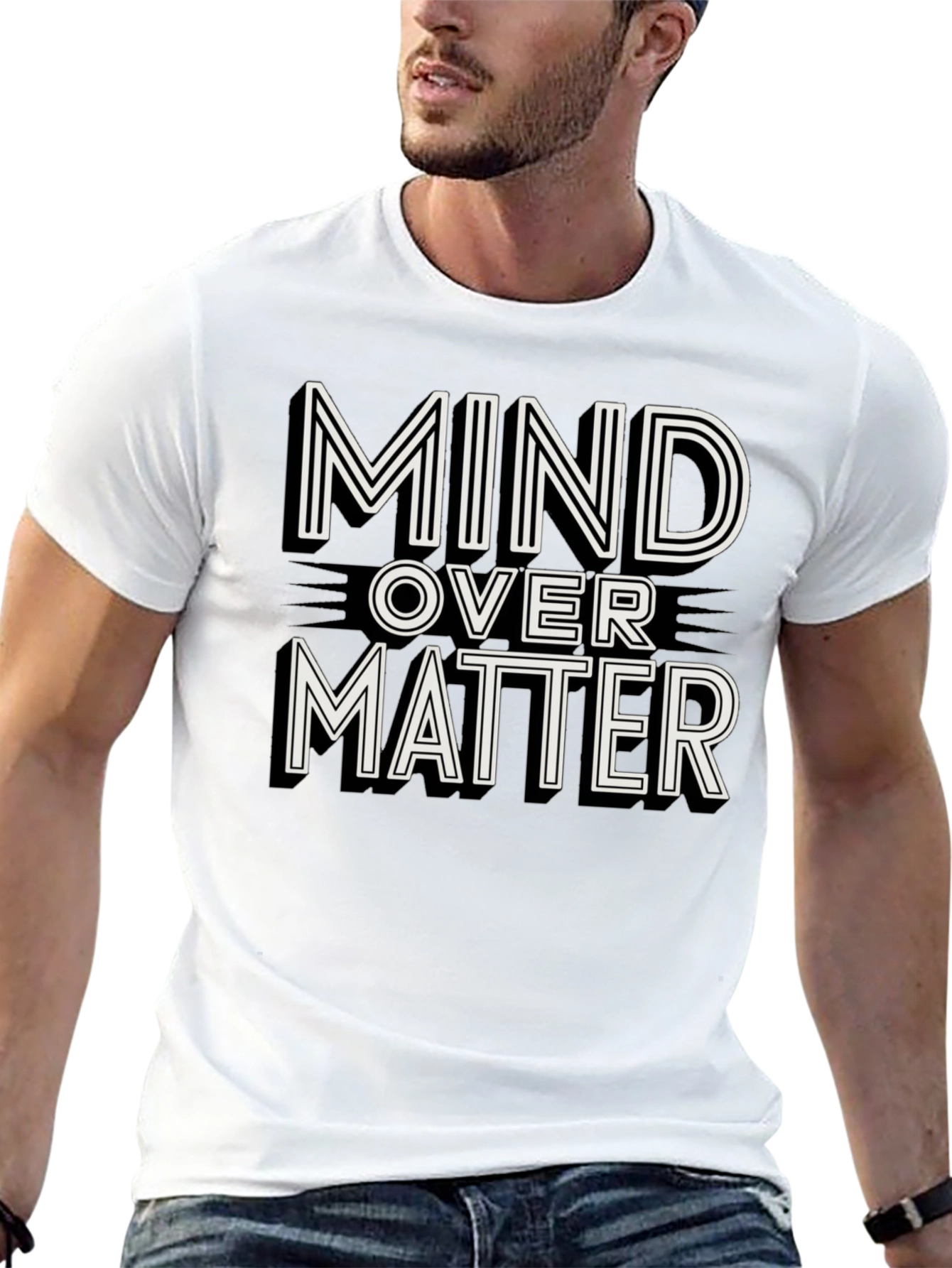 Mind Over Matter Graphic Tee - Motivation Shirt