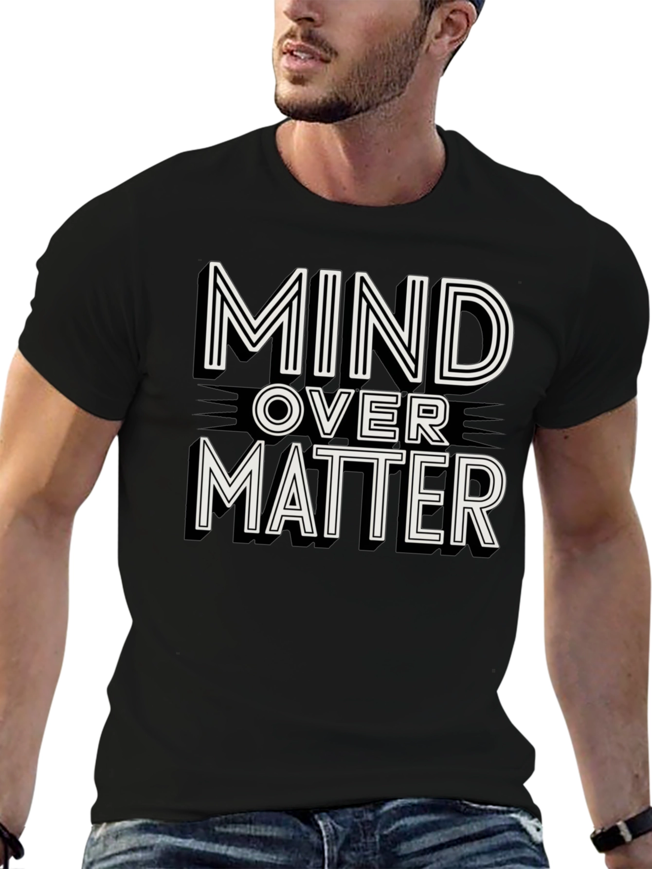 Mind Over Matter Graphic Tee - Motivation Shirt