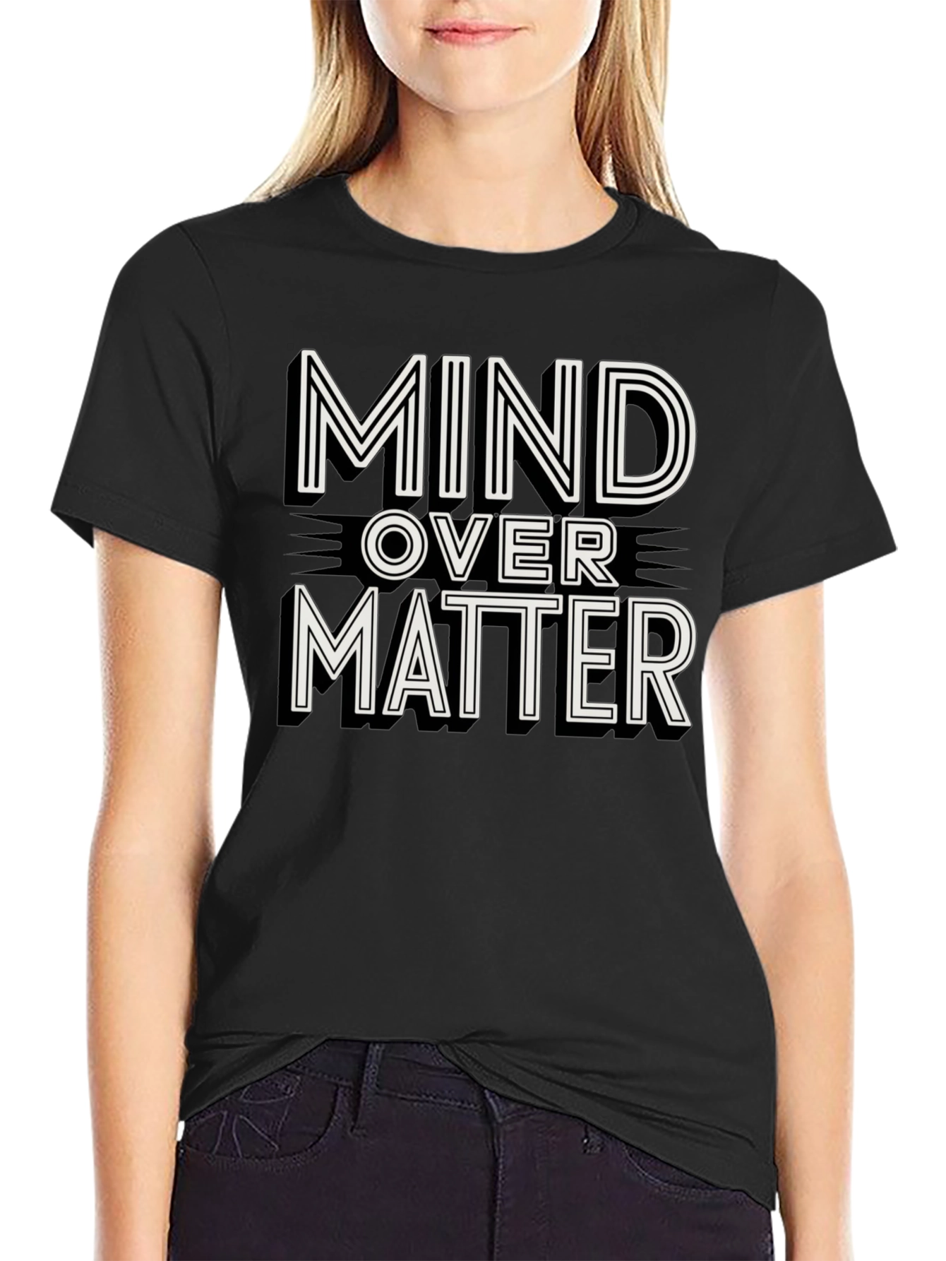 Mind Over Matter Graphic Tee - Motivation Shirt