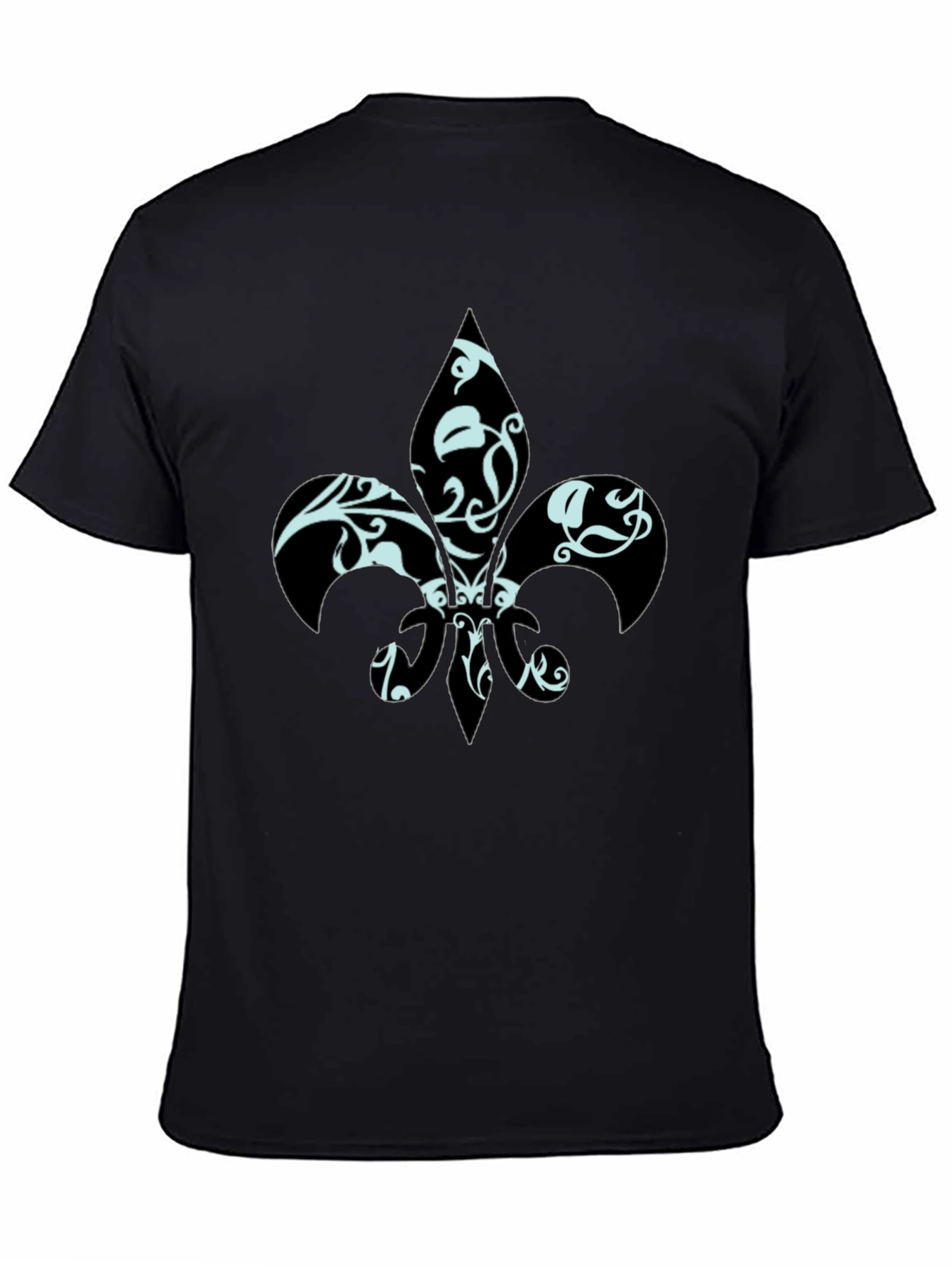 Fleur-de-lis Graphic Black T-Shirt
