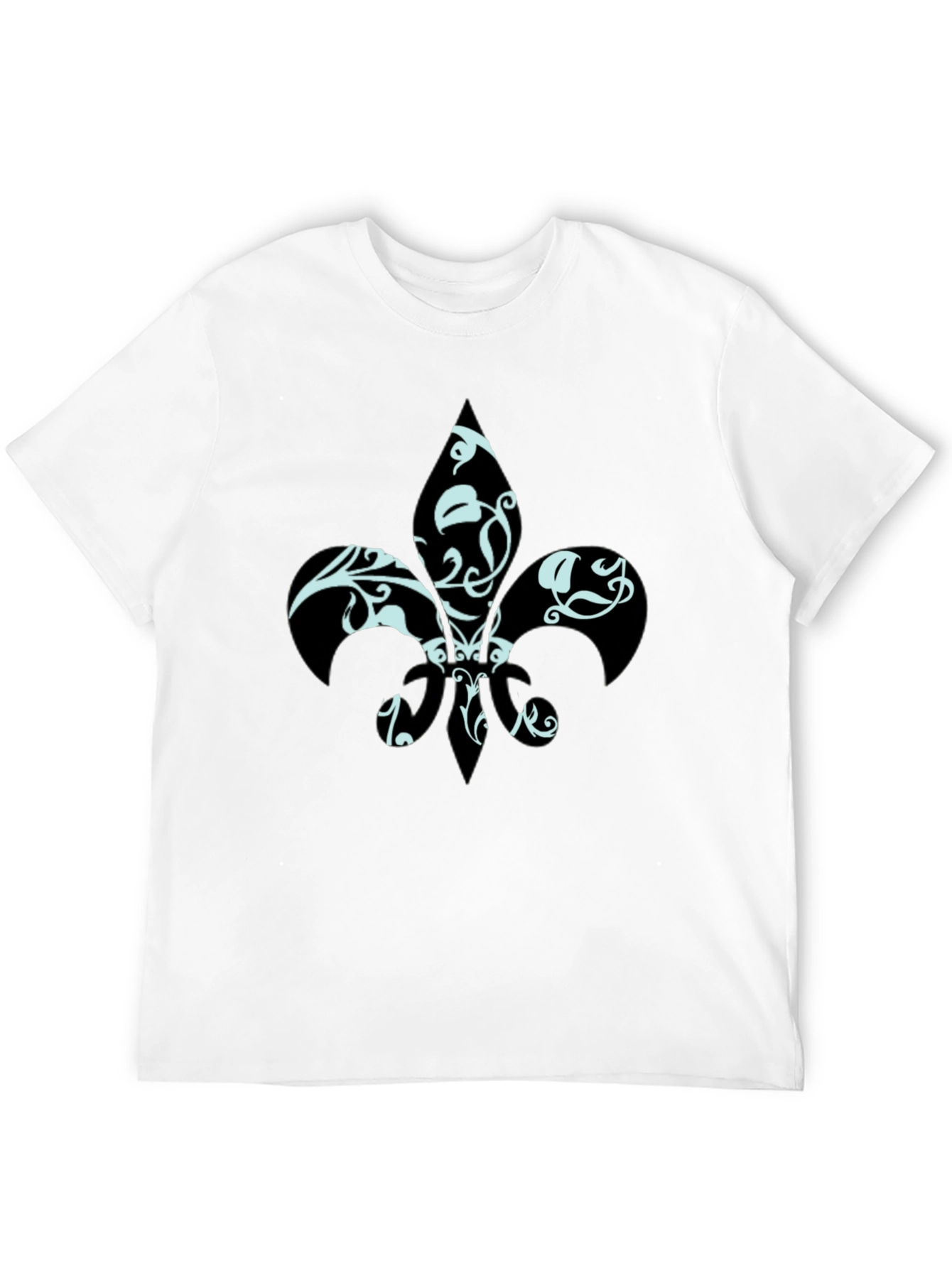 Fleur-de-lis Graphic Black T-Shirt