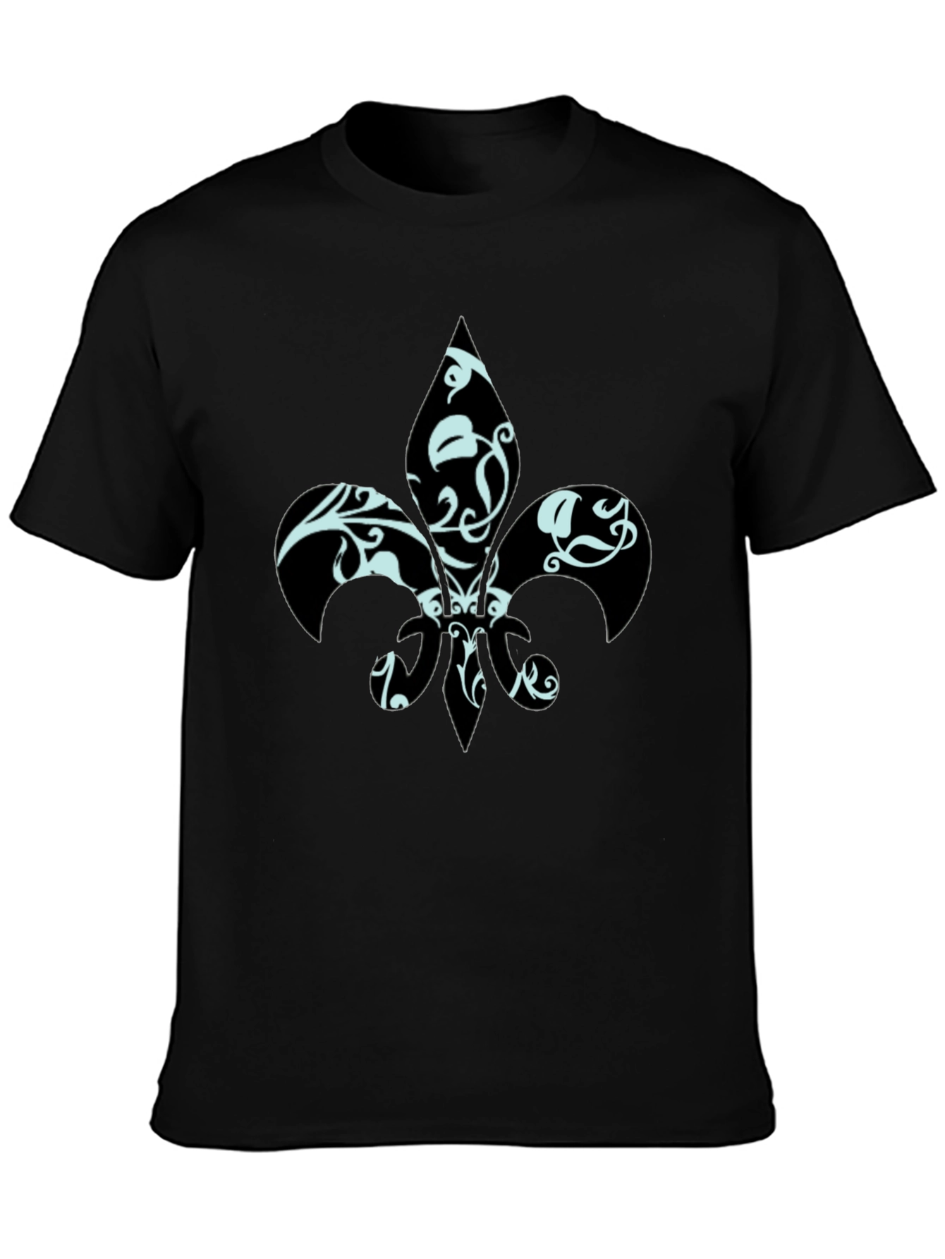 Fleur-de-lis Graphic Black T-Shirt