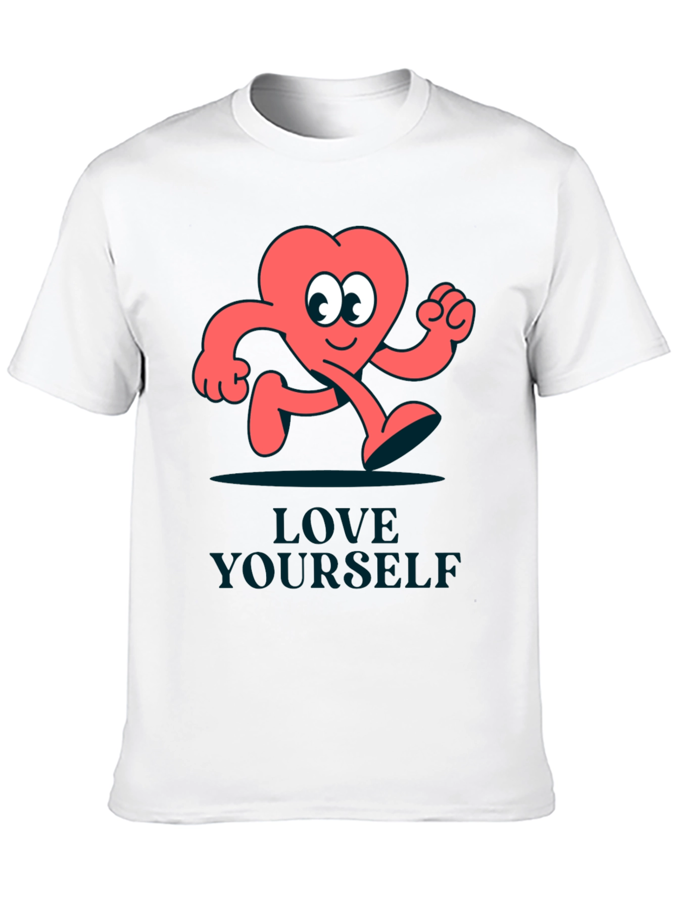 Love Yourself T-Shirt - Funny Heart Design