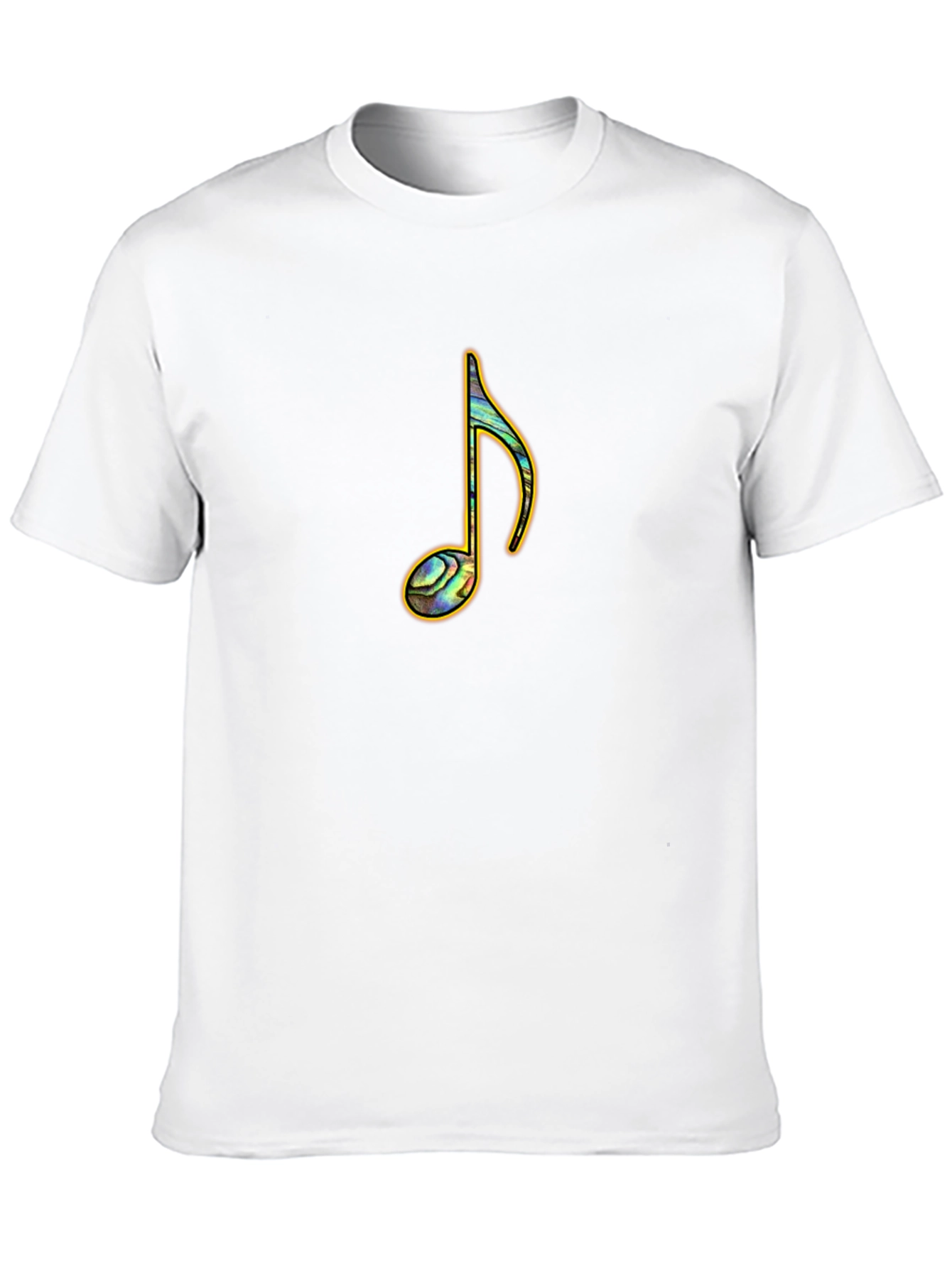 Stylish Music Note Graphic T-Shirt