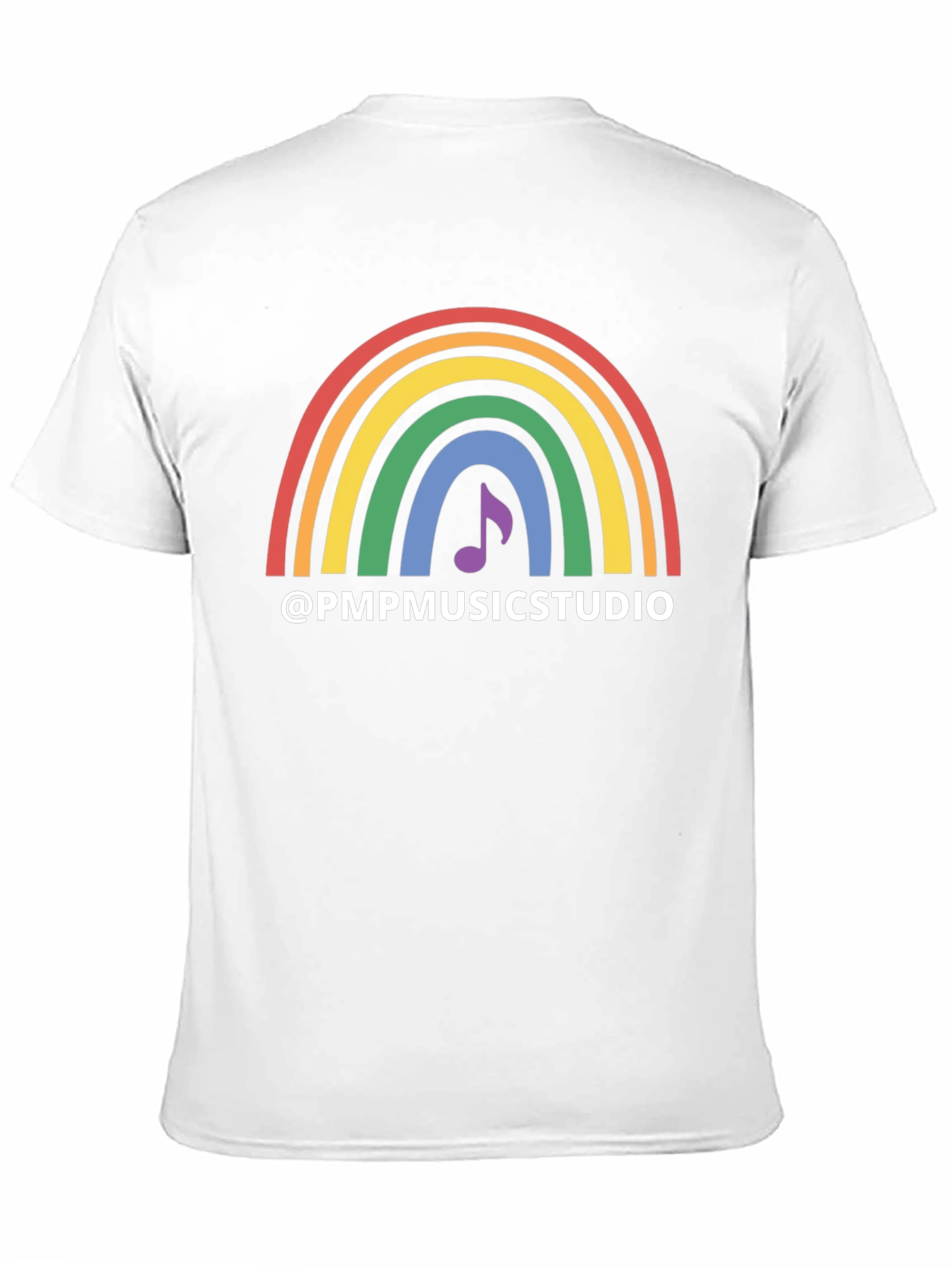 Rainbow Music Studio Black T-Shirt