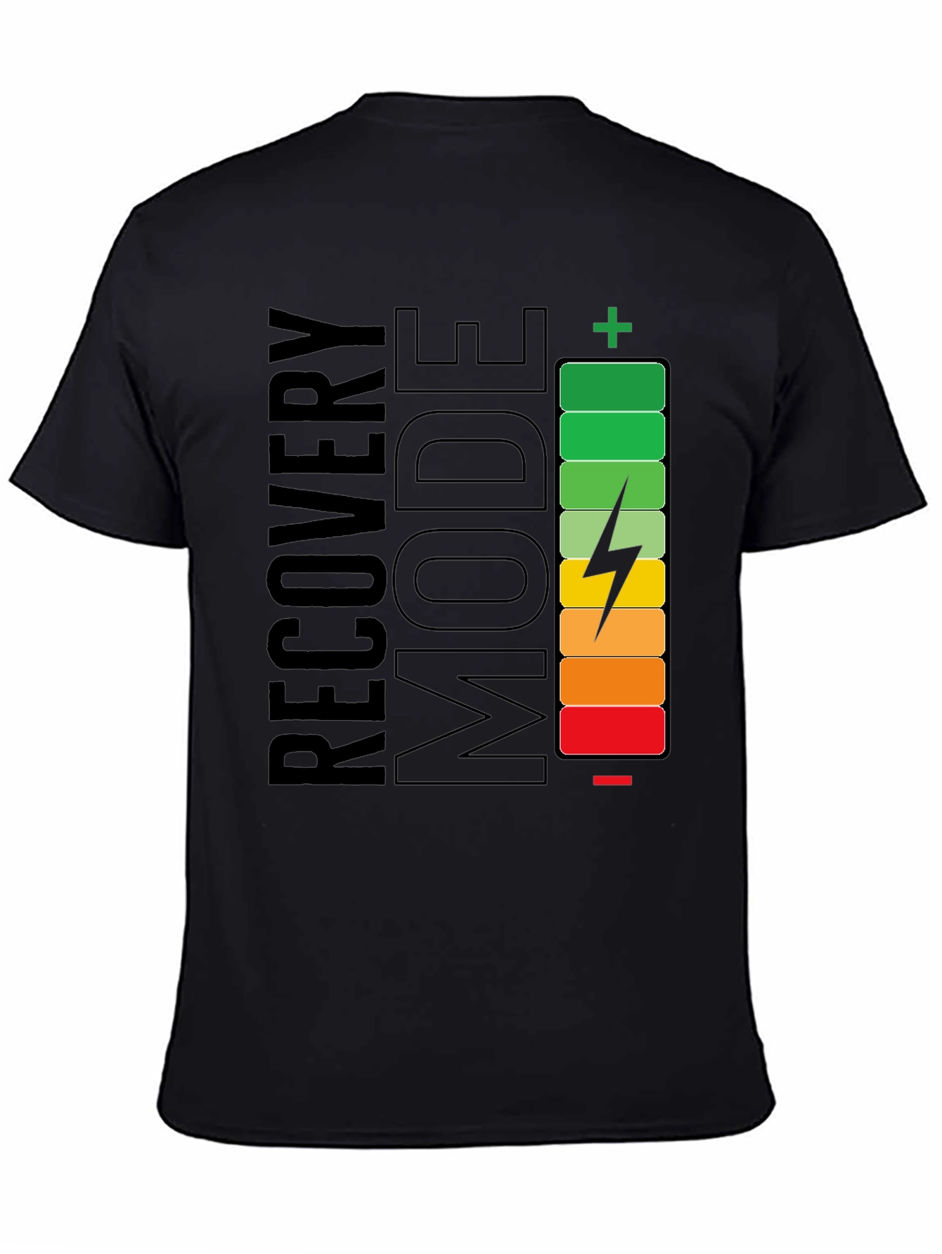 Recovery Mode Charging Battery Graphic T-Shirt