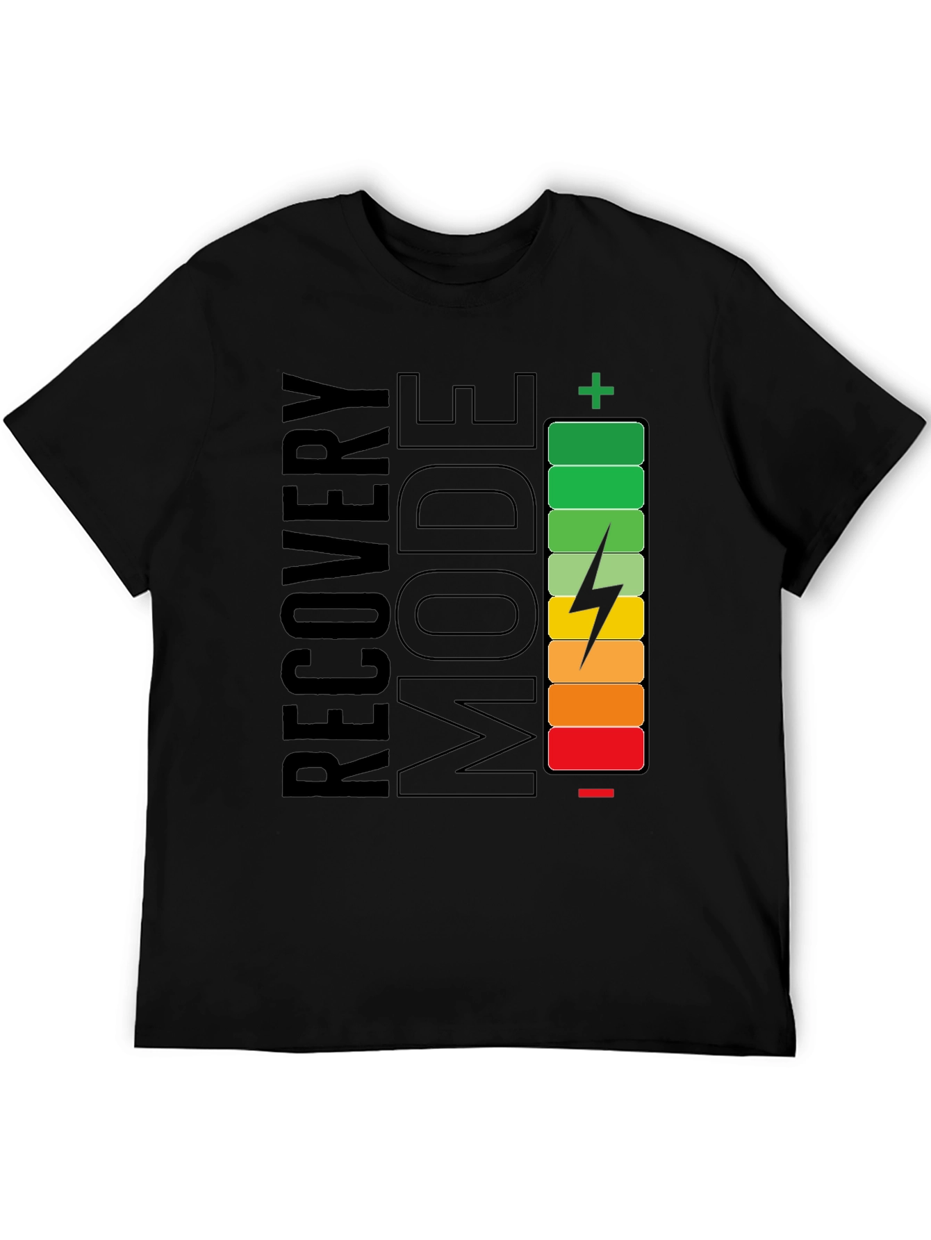 Recovery Mode Charging Battery Graphic T-Shirt
