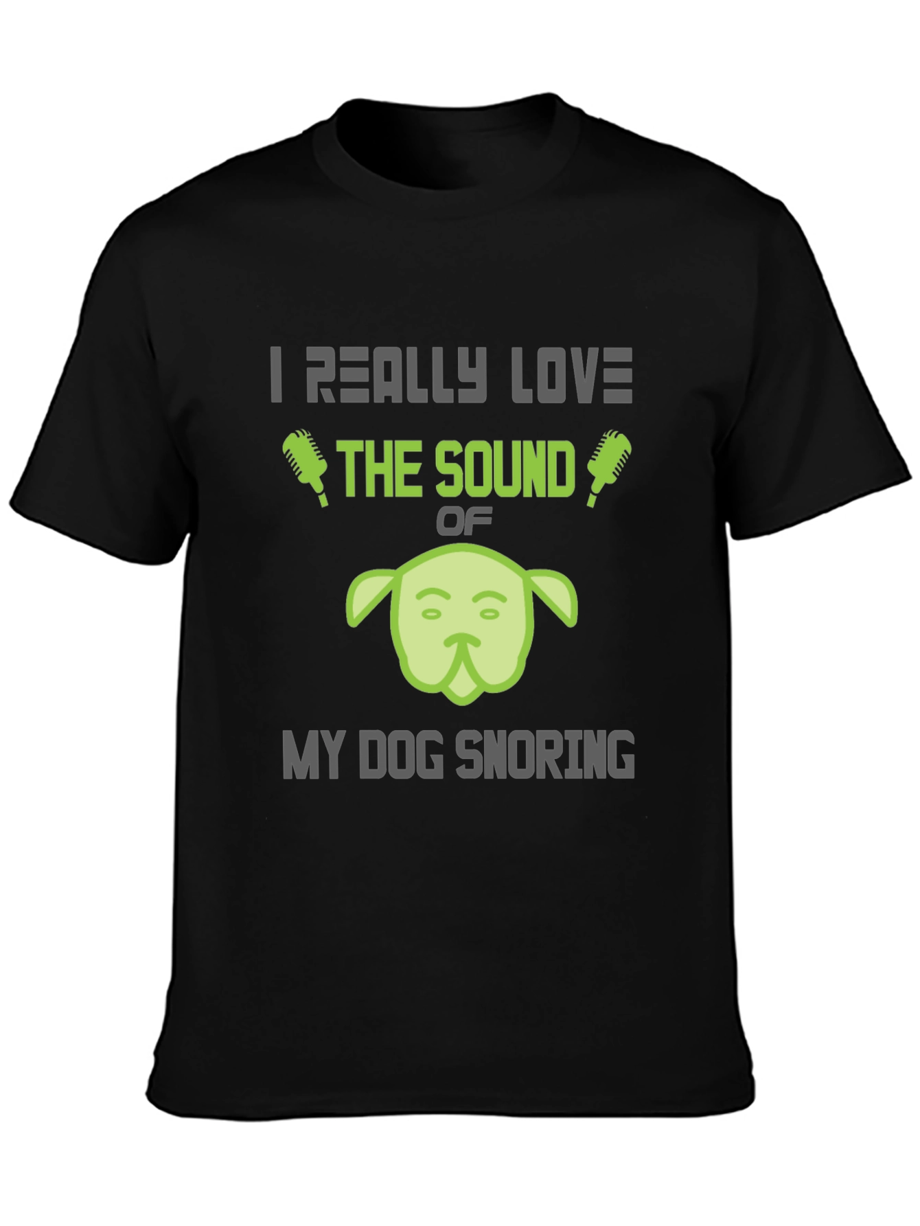 Funny Dog Snoring T-Shirt