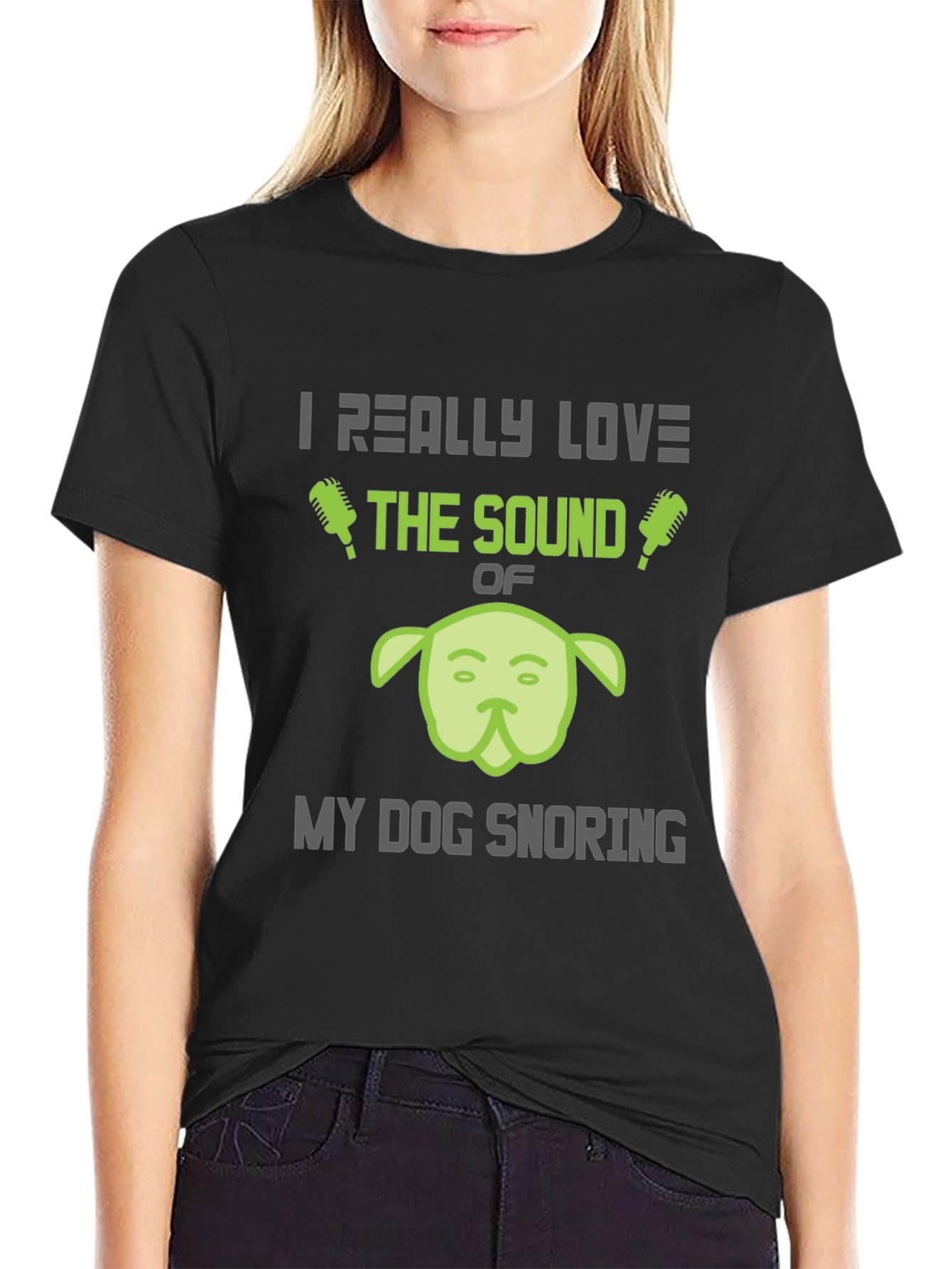 Funny Dog Snoring T-Shirt