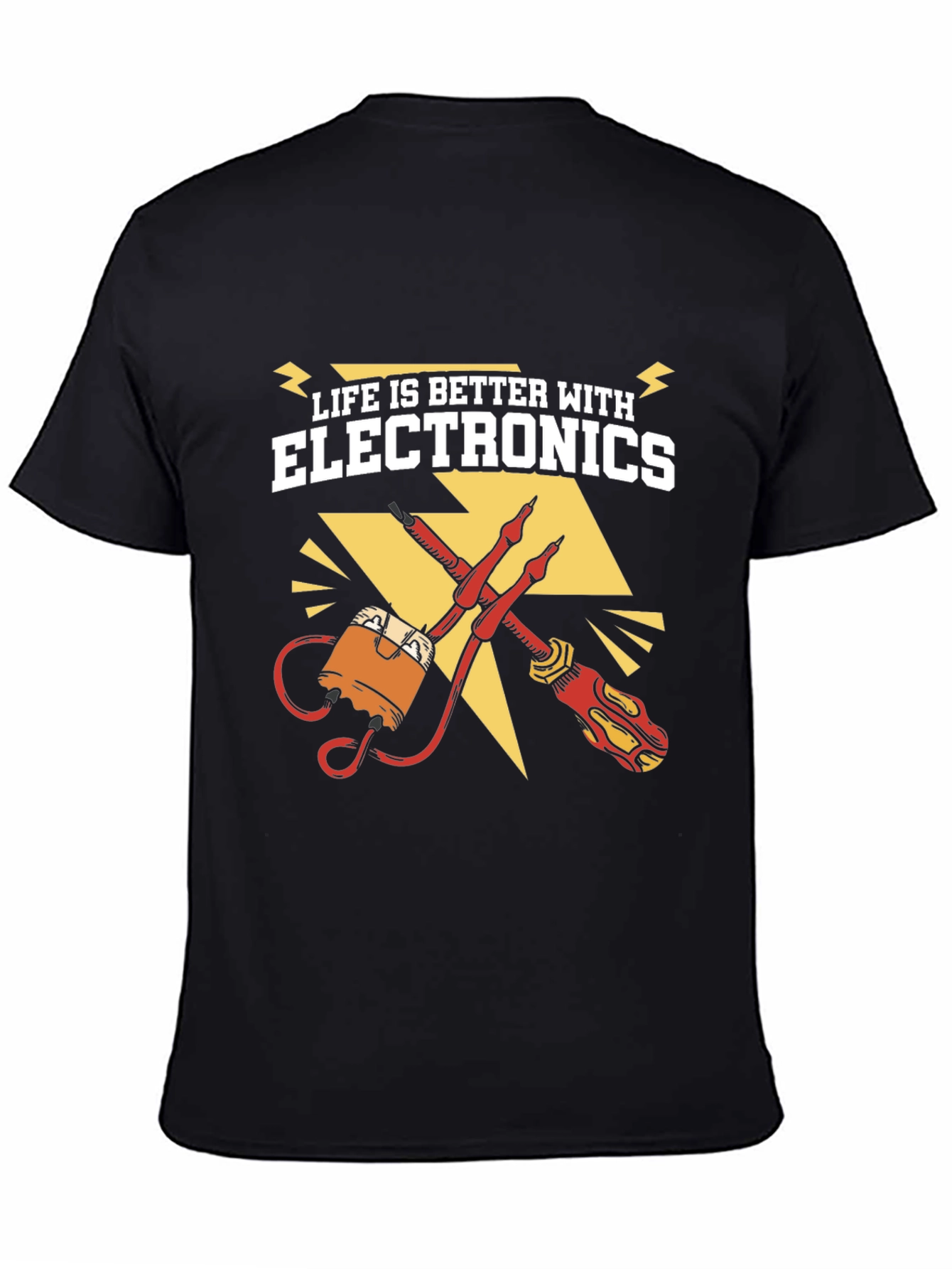 Life is Better with Electronics Graphic T-Shirt