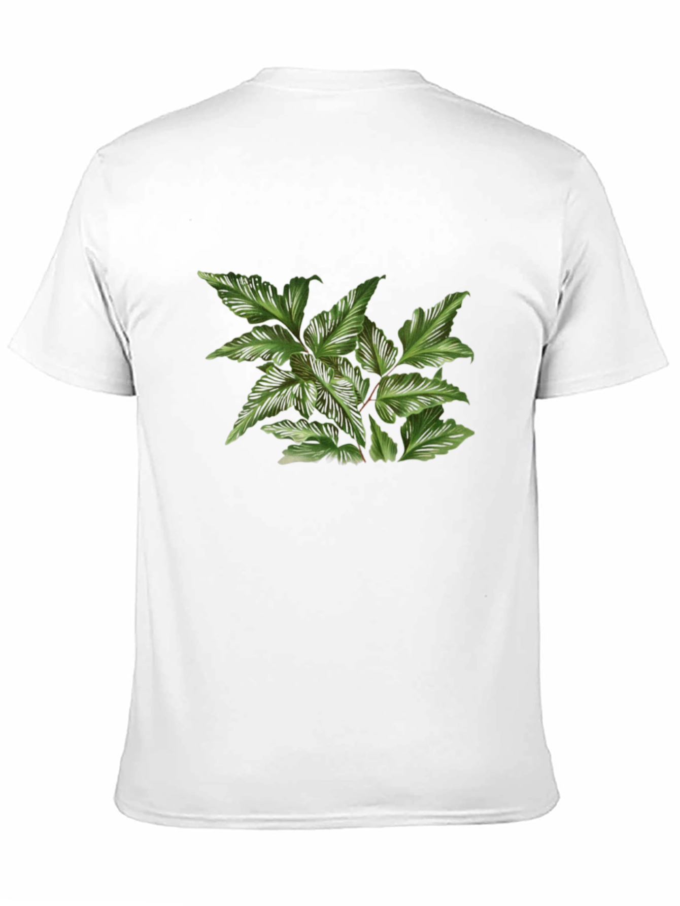 Botanical Print Black T-Shirt