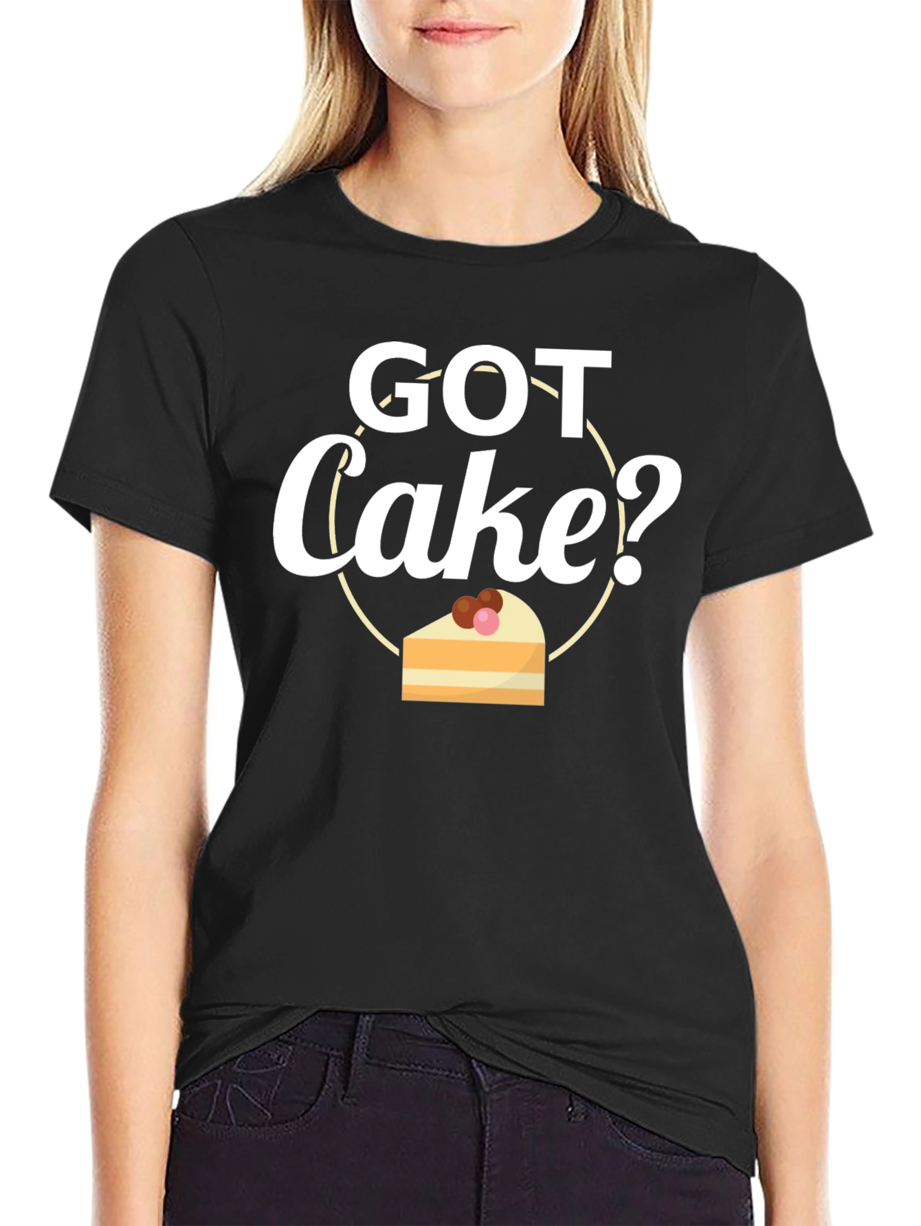 Got Cake? Black Graphic Tee