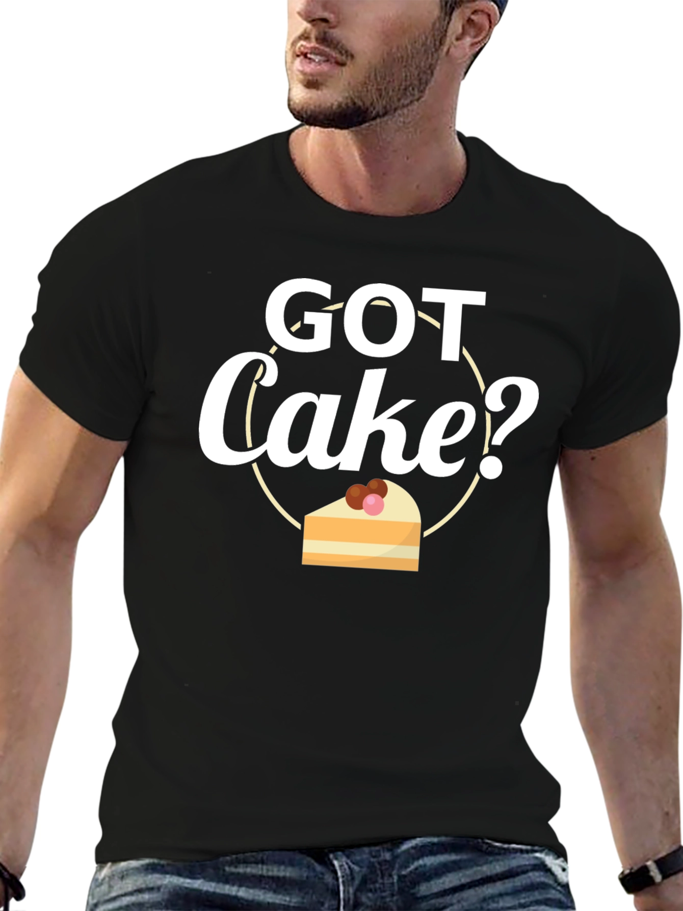 Got Cake? Black Graphic Tee