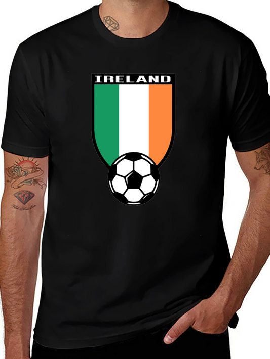 Ireland Soccer Fan T-Shirt - Black