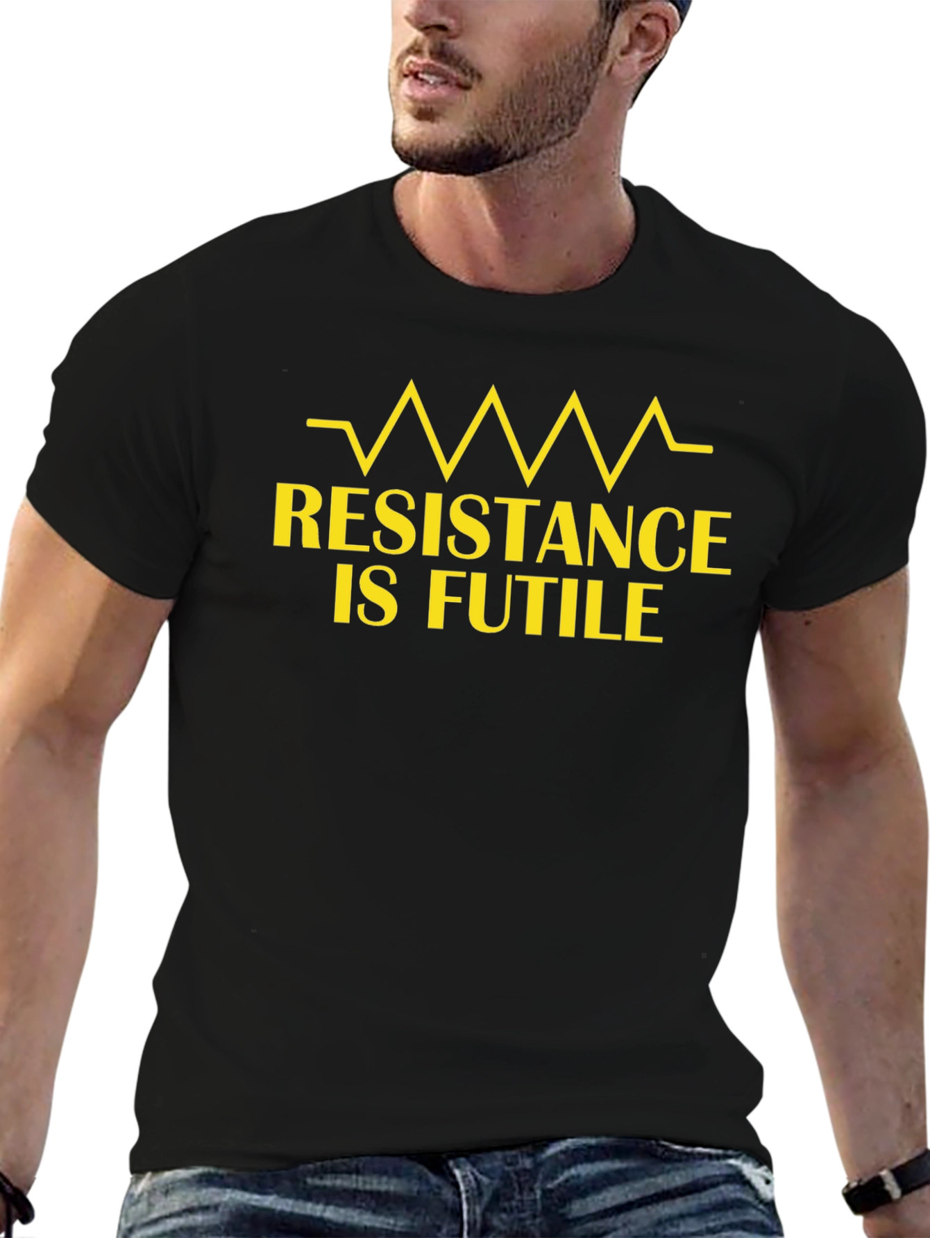 Resistance is Futile T-Shirt - Bold Graphic Tee