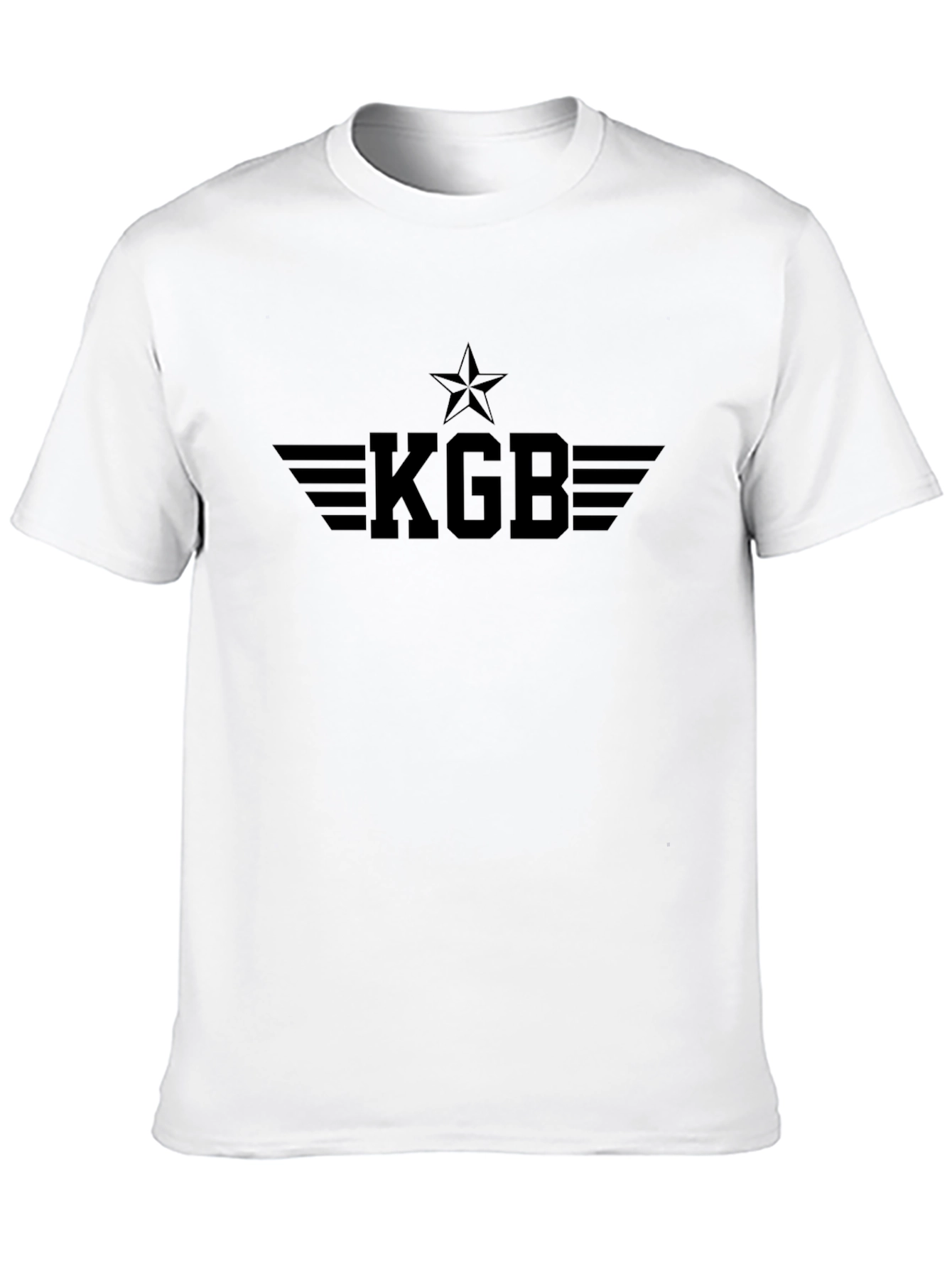 KGB Star Graphic Tee - Black