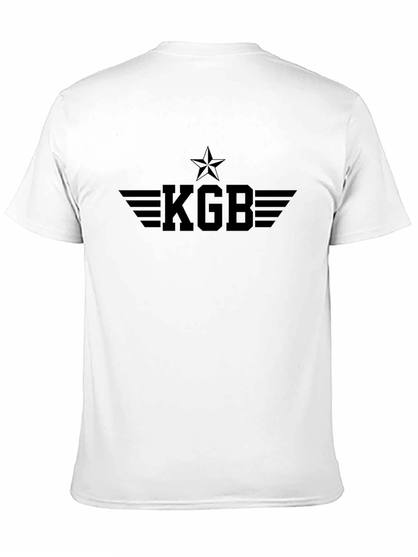KGB Star Graphic Tee - Black