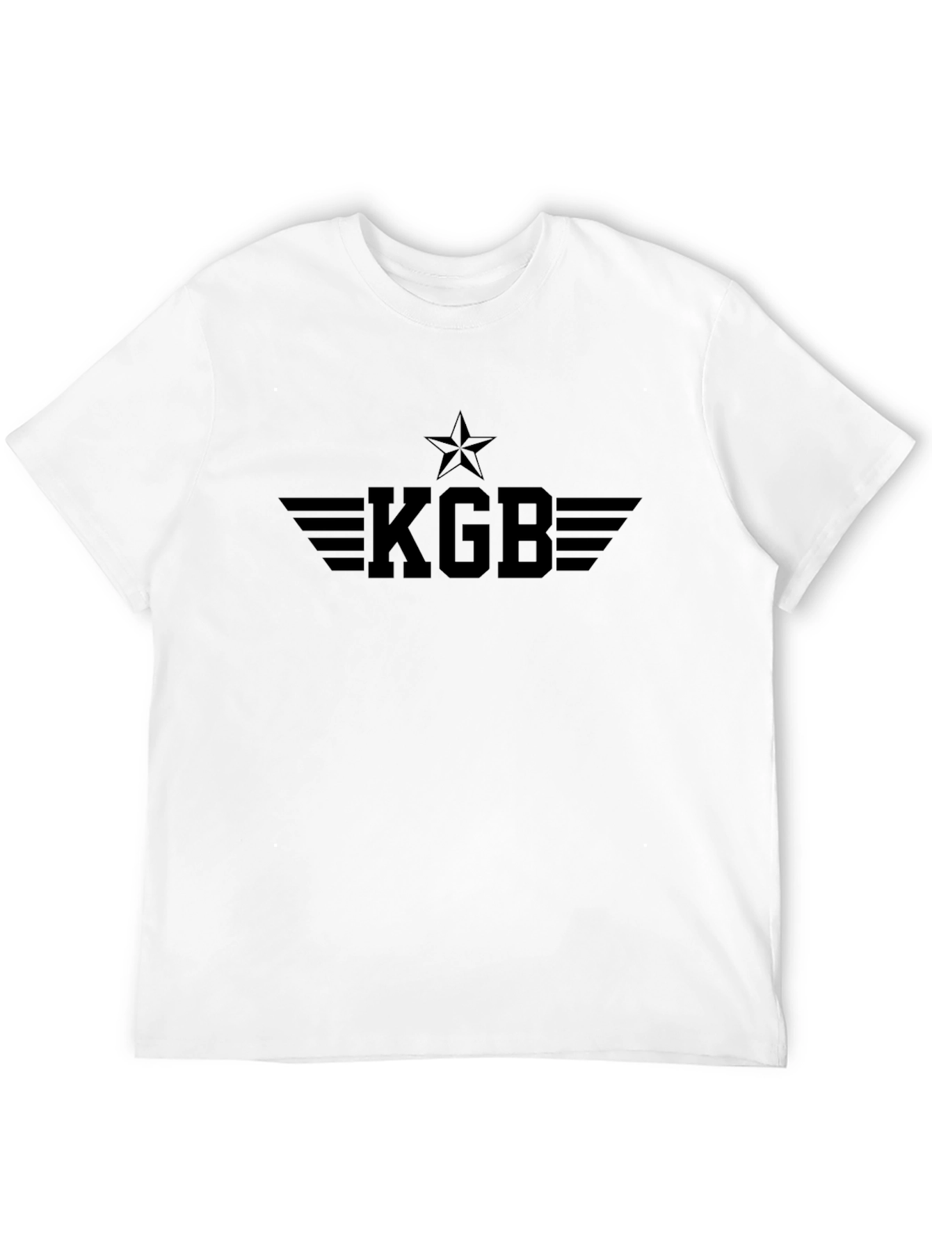 KGB Star Graphic Tee - Black