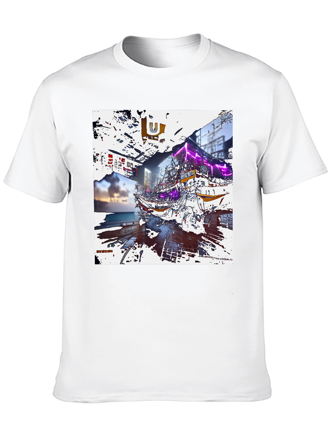 Urban Fusion Graphic Tee - Contemporary Streetwear