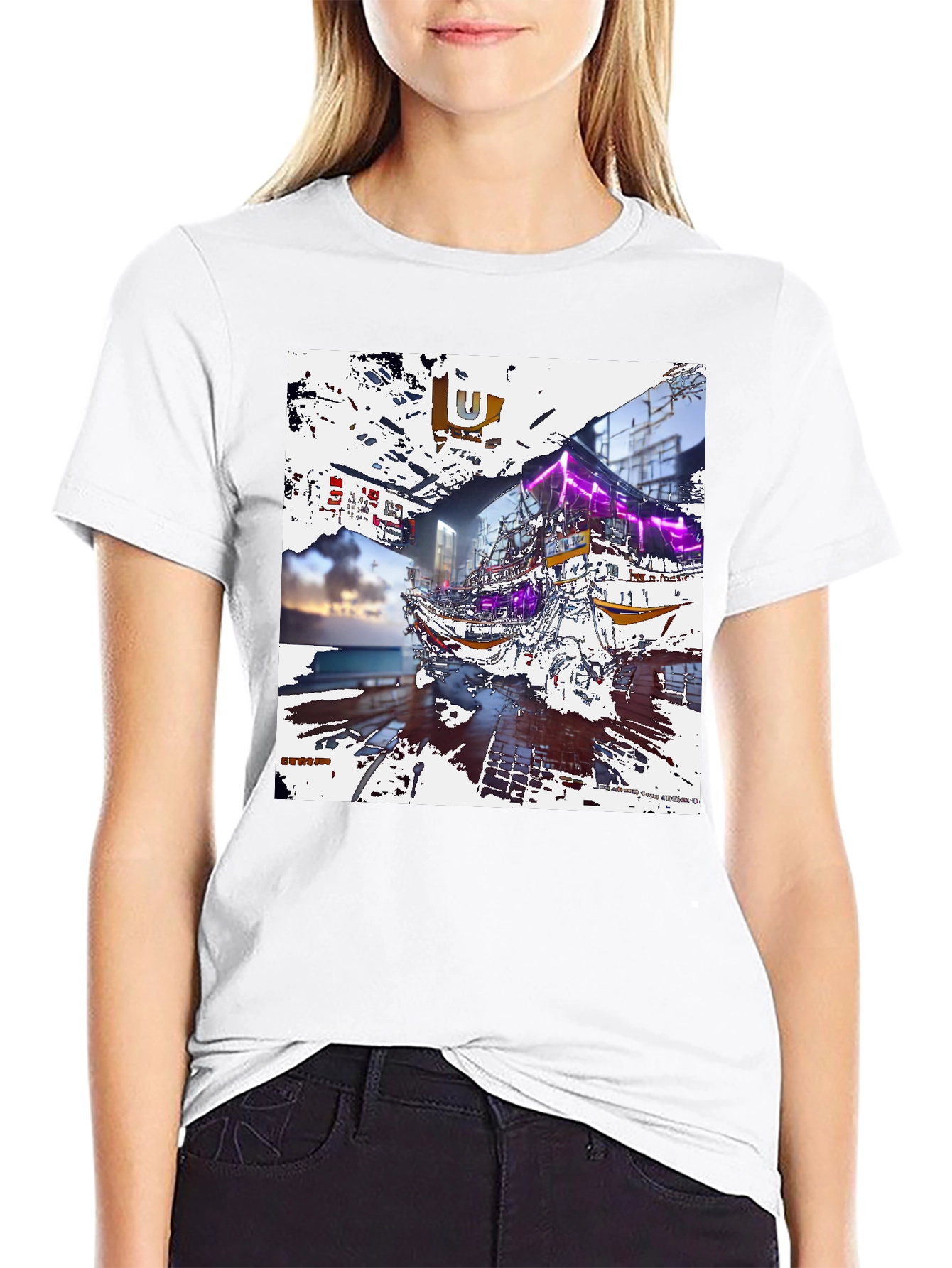 Urban Fusion Graphic Tee - Contemporary Streetwear