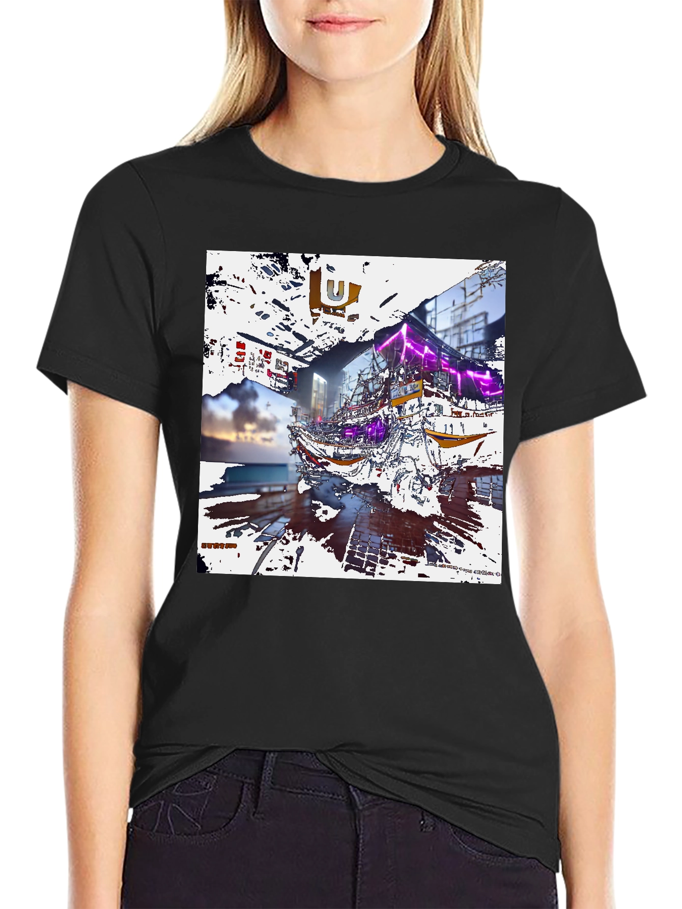 Urban Fusion Graphic Tee - Contemporary Streetwear