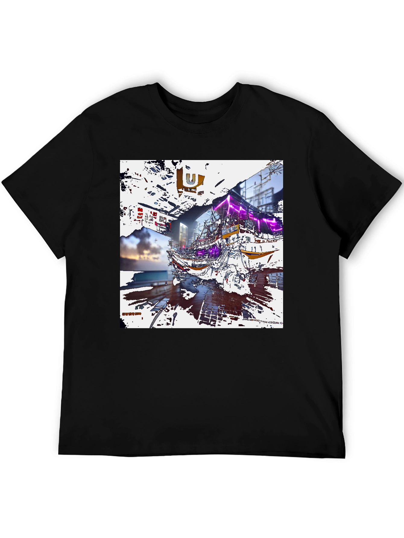 Urban Fusion Graphic Tee - Contemporary Streetwear