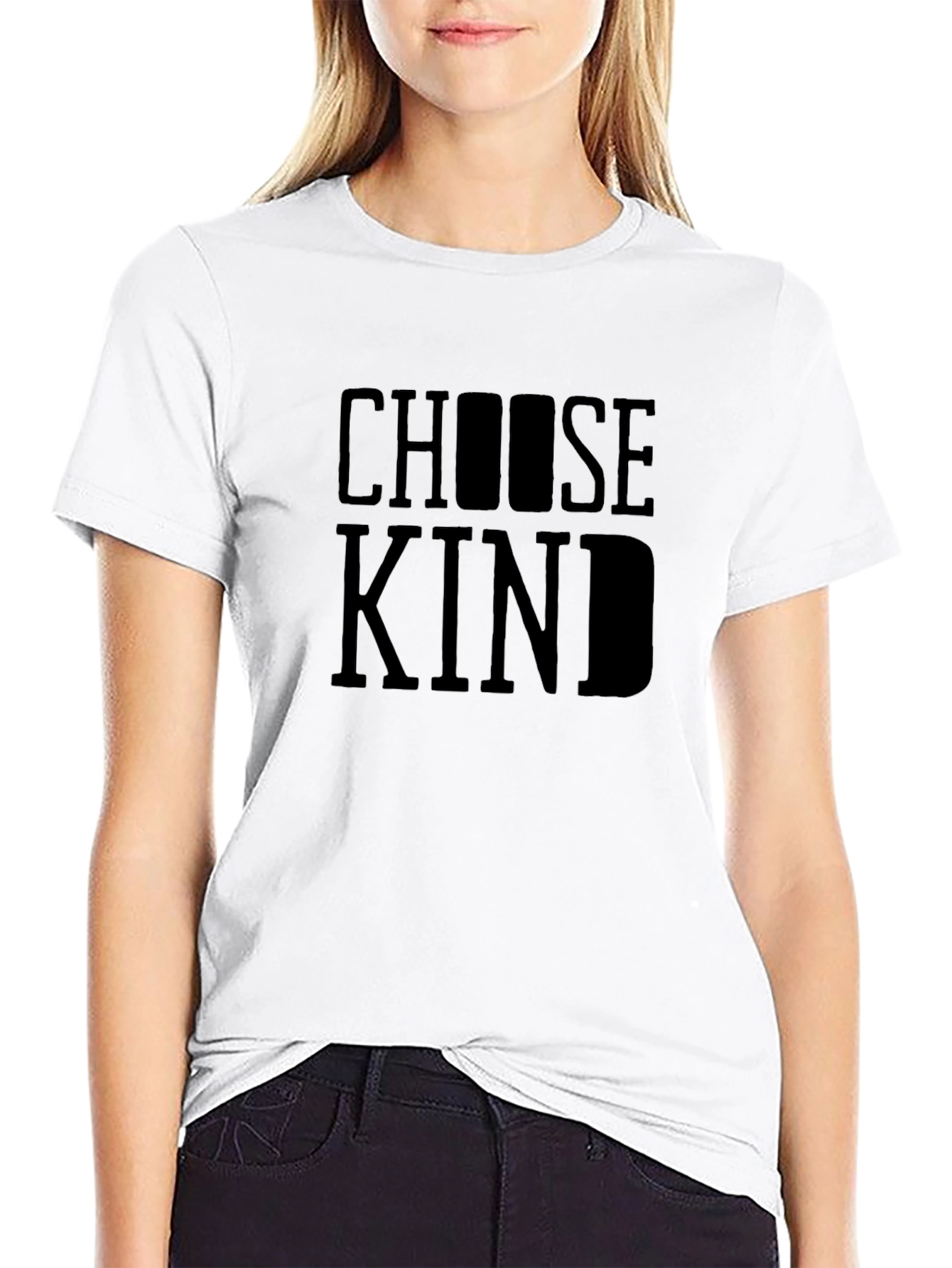 Choose Kind Black T-Shirt - Inspiring Message