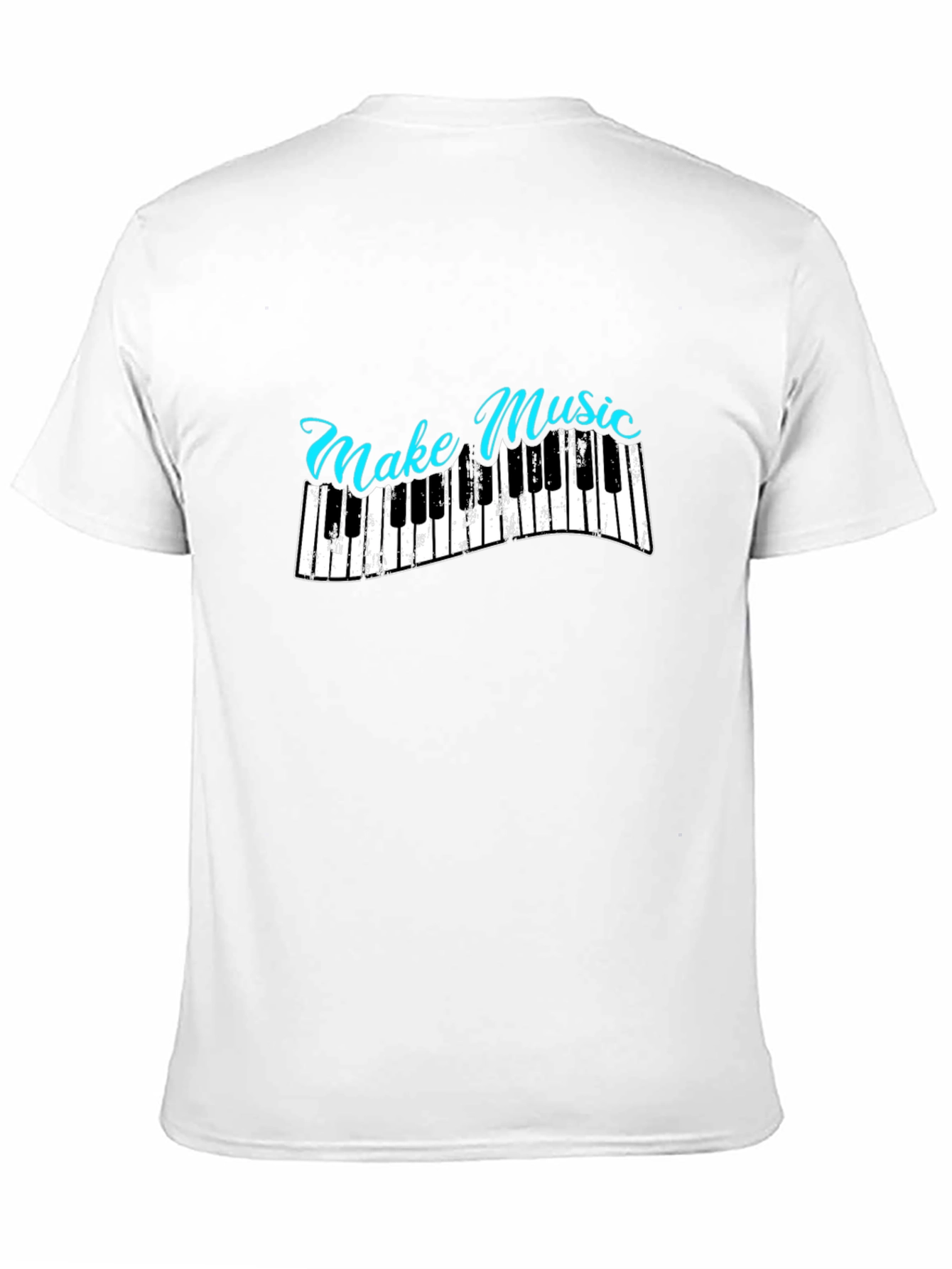 Make Music Piano Graphic T-Shirt