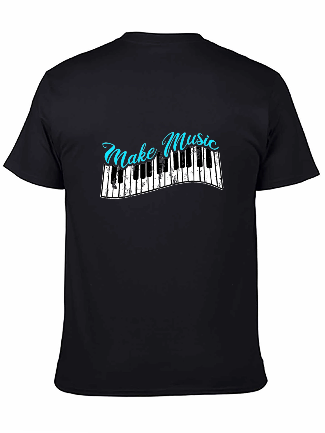 Make Music Piano Graphic T-Shirt
