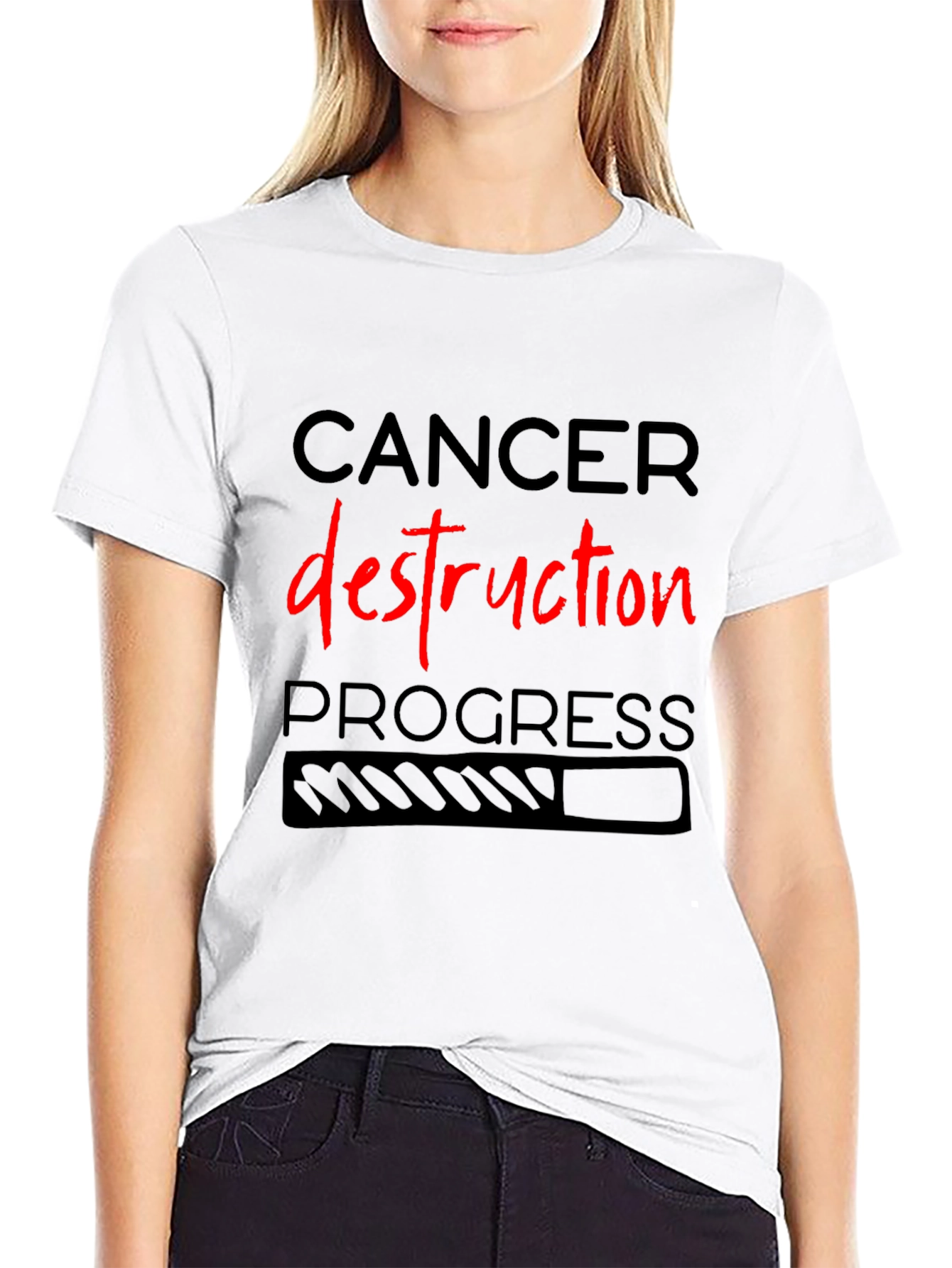 Cancer Destruction Progress T-Shirt
