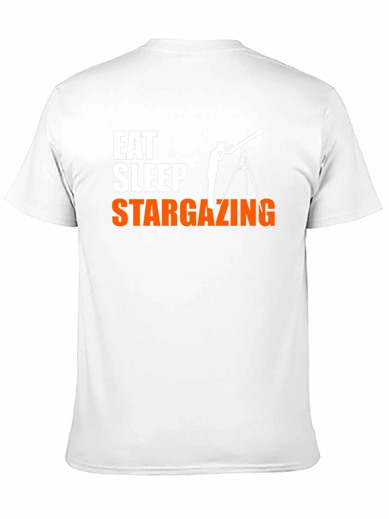 Eat Sleep Stargazing Black Graphic Tee