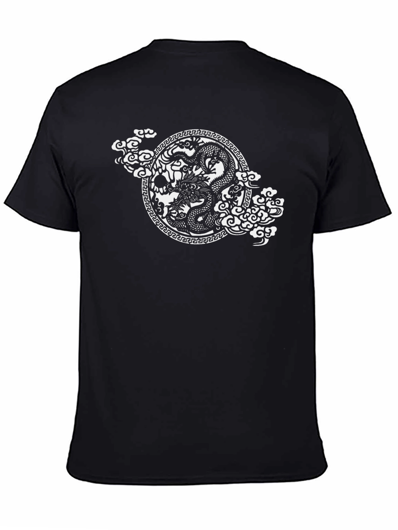 Dragon Yin Yang Graphic T-Shirt
