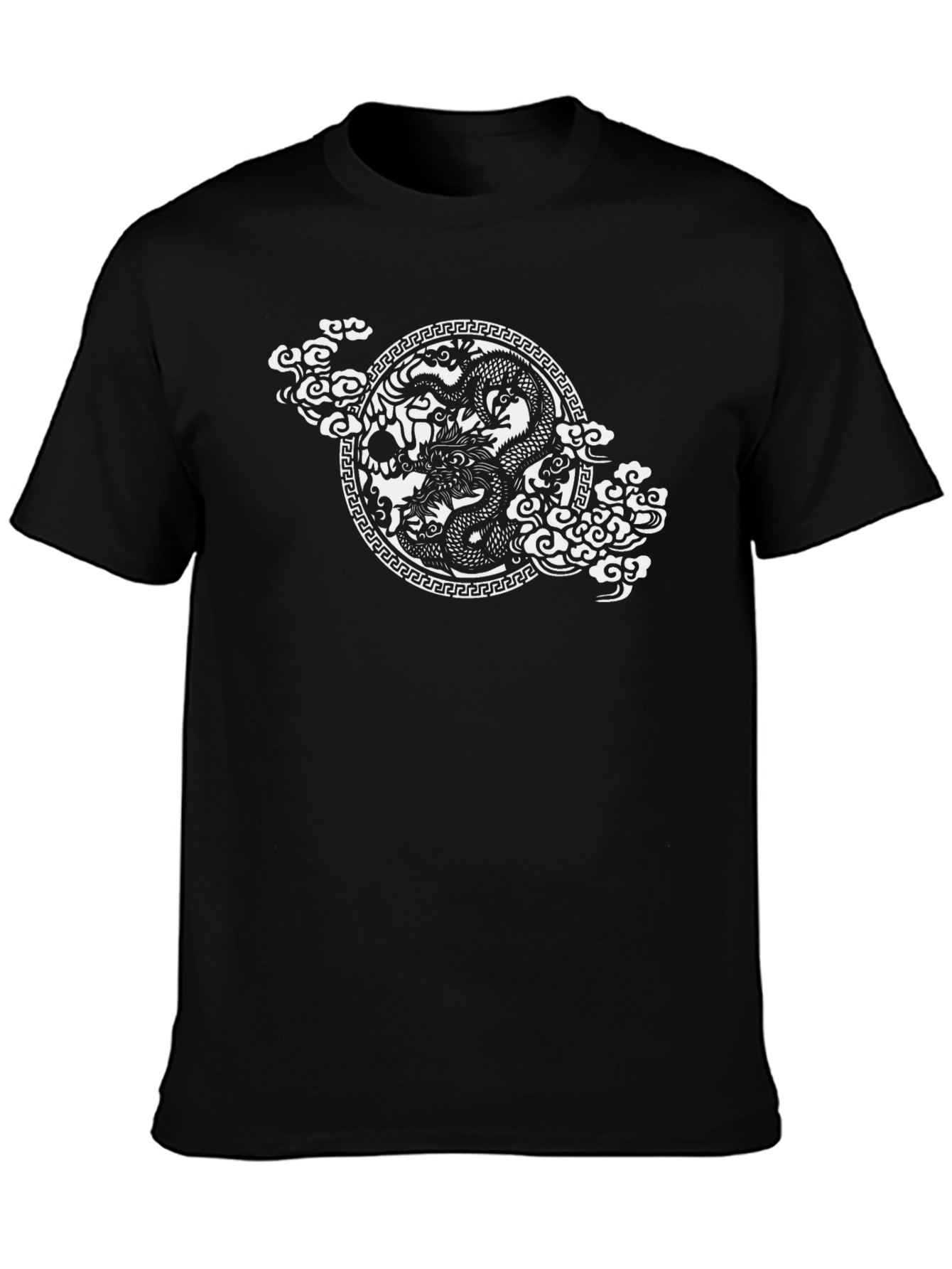Dragon Yin Yang Graphic T-Shirt