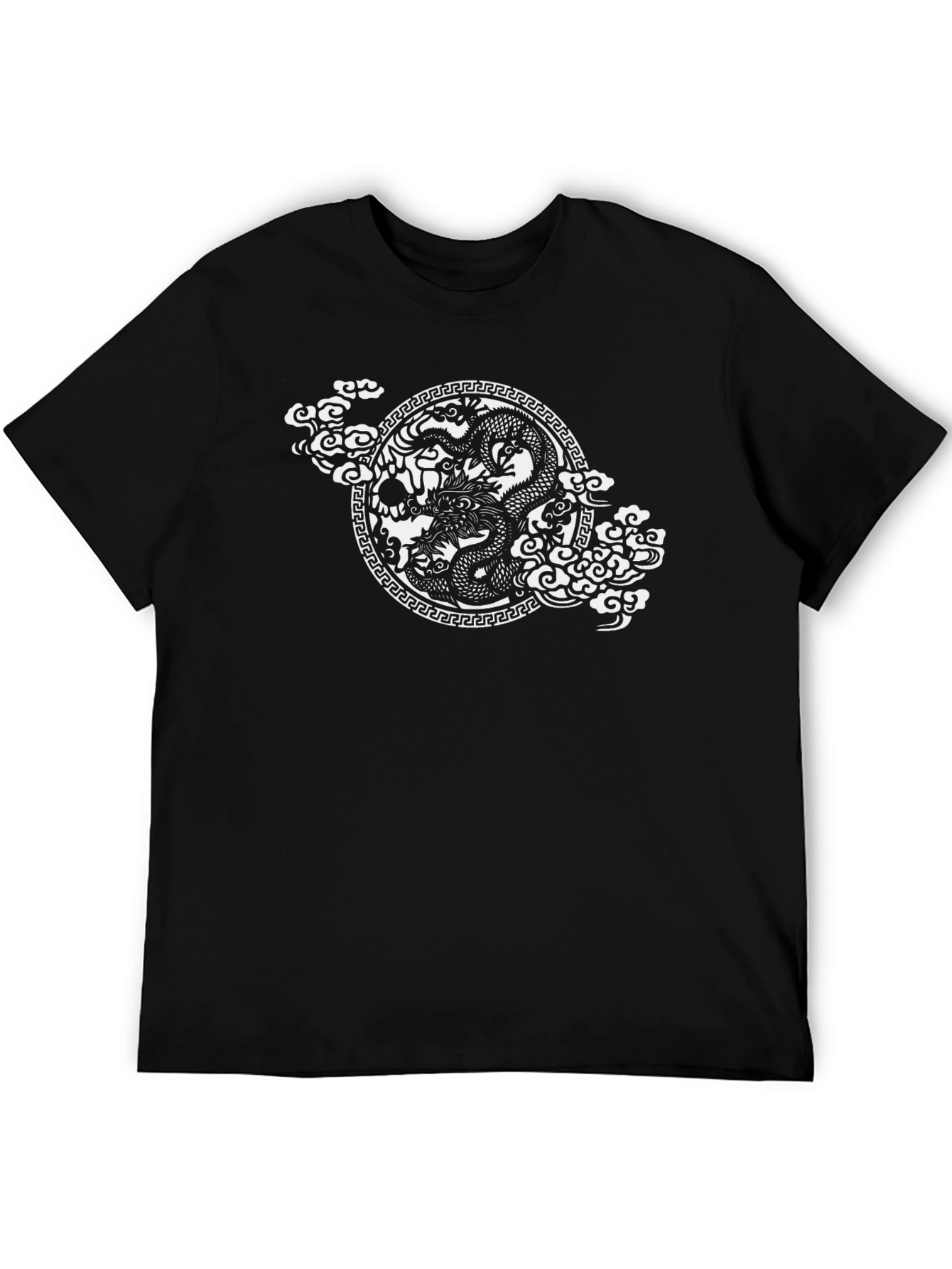 Dragon Yin Yang Graphic T-Shirt