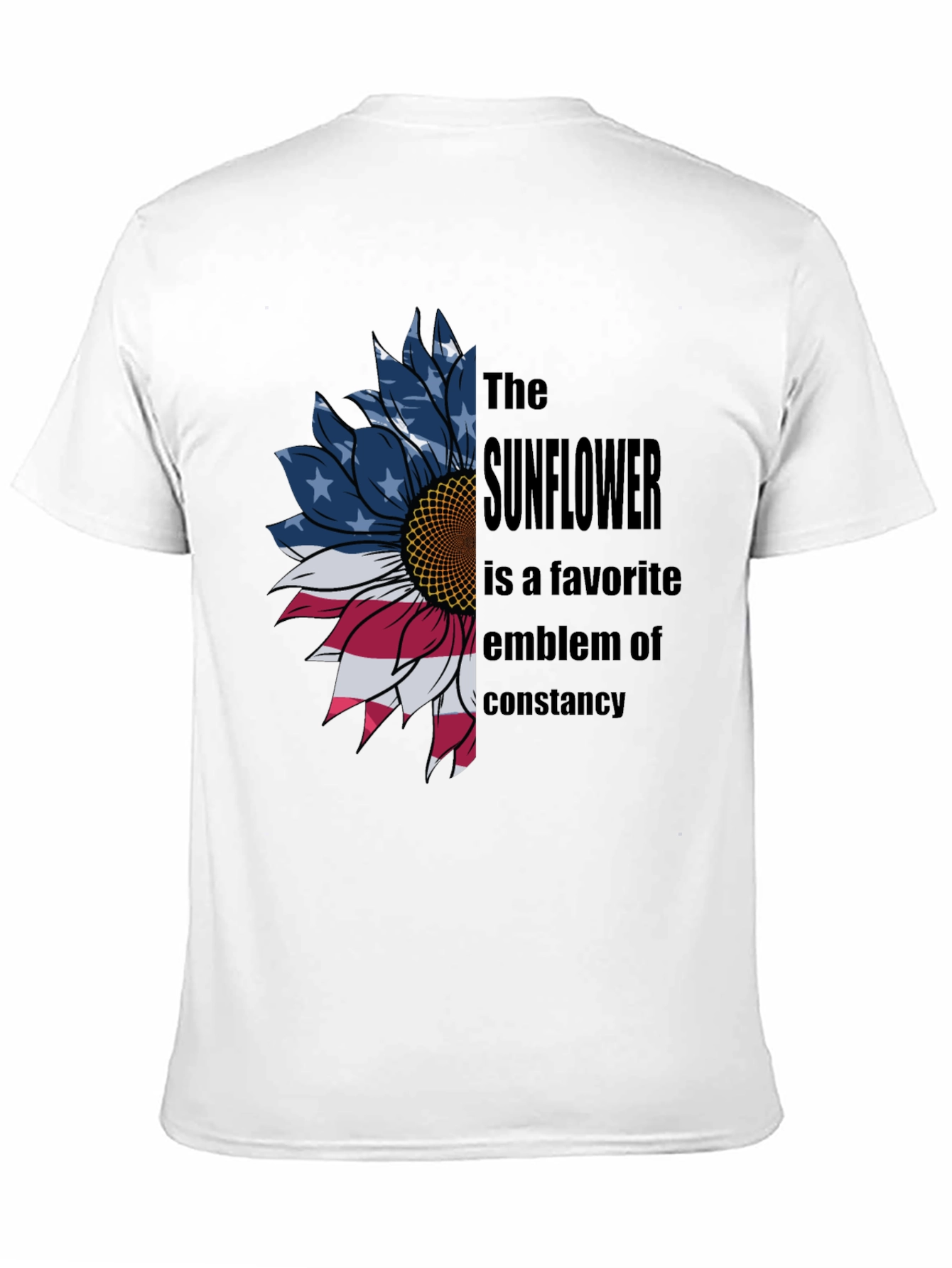 American Sunflower Graphic T-Shirt
