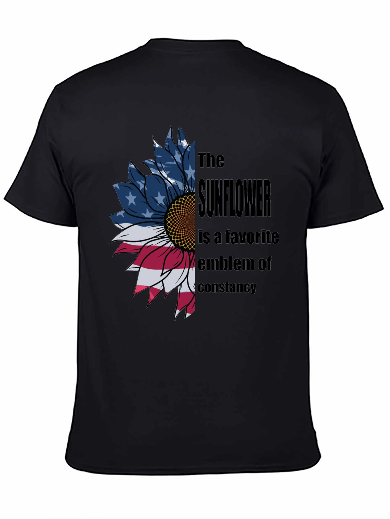 American Sunflower Graphic T-Shirt