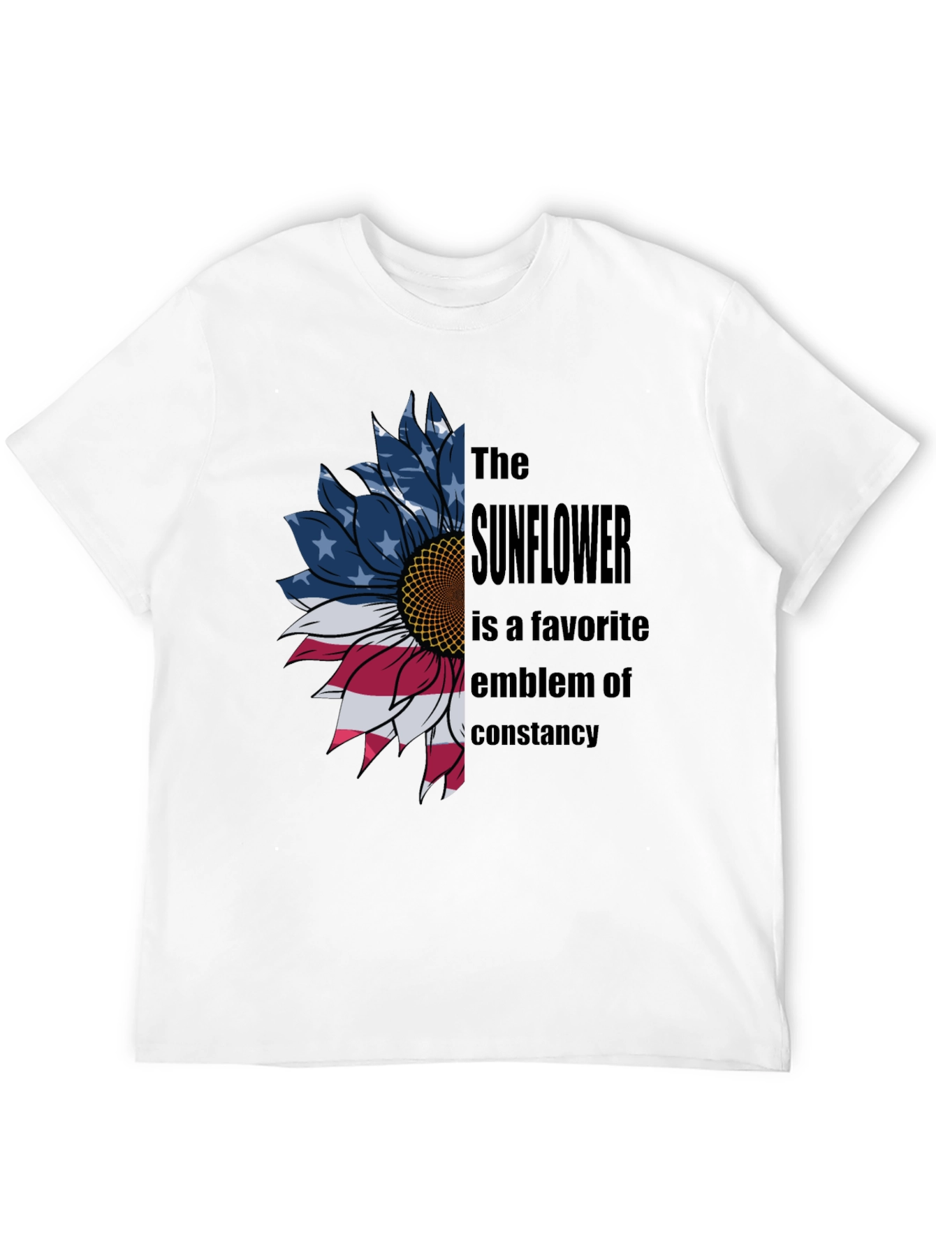 American Sunflower Graphic T-Shirt