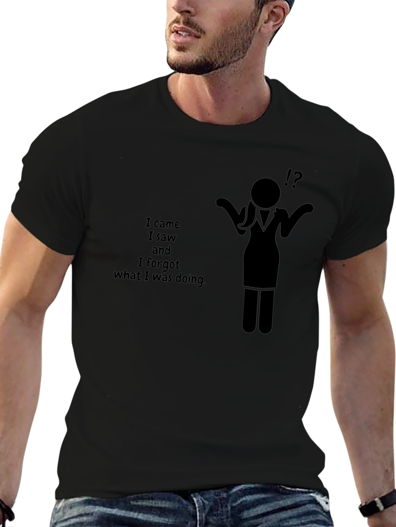 Funny I Forgot Black T-Shirt