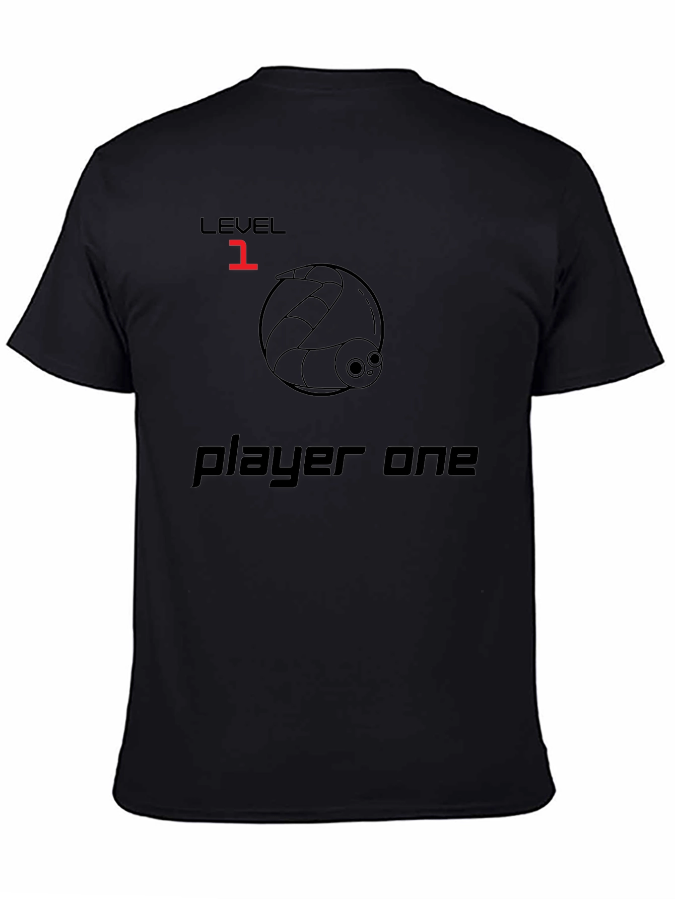 Level 1 Player One Black T-Shirt