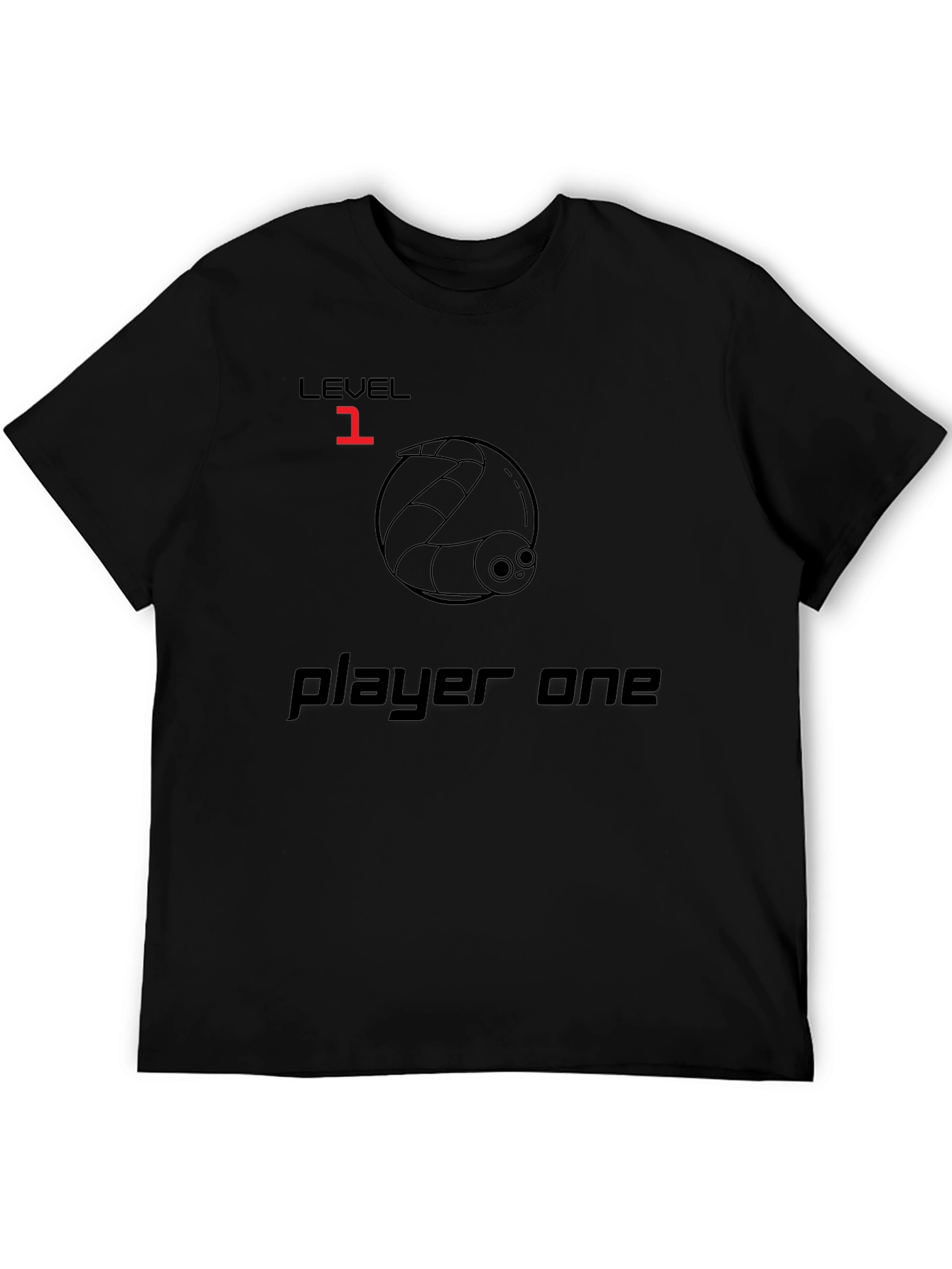 Level 1 Player One Black T-Shirt