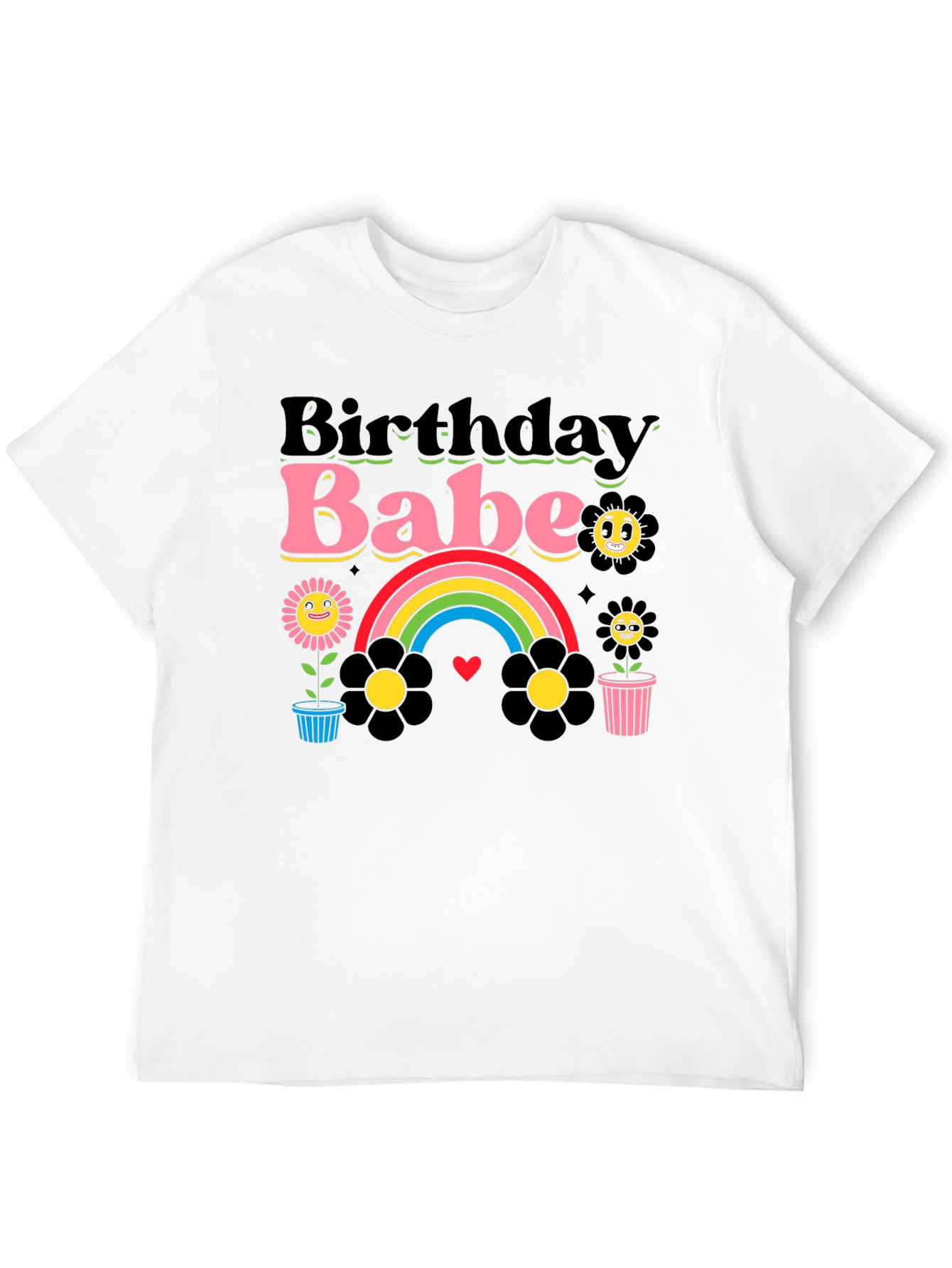 Birthday Babe Graphic Tee - Retro Style!