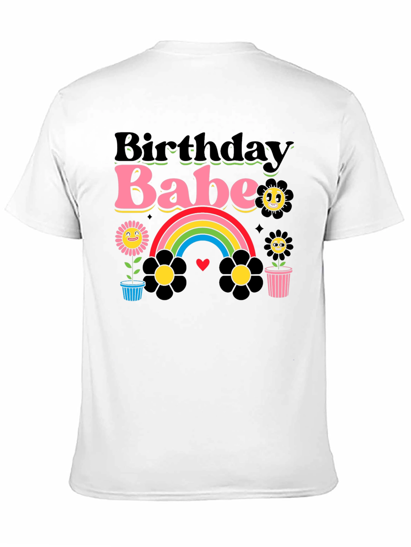 Birthday Babe Graphic Tee - Retro Style!
