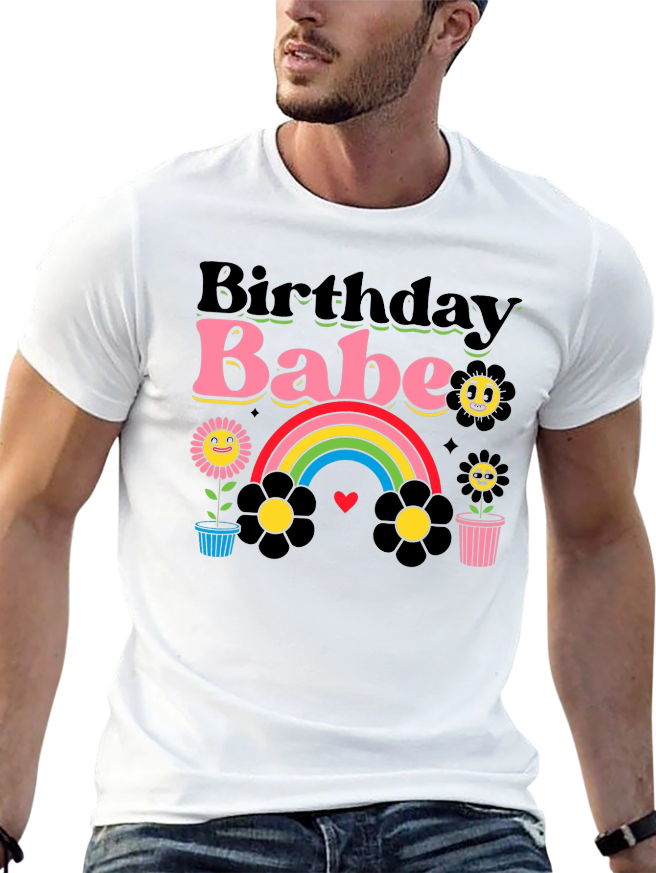 Birthday Babe Graphic Tee - Retro Style!