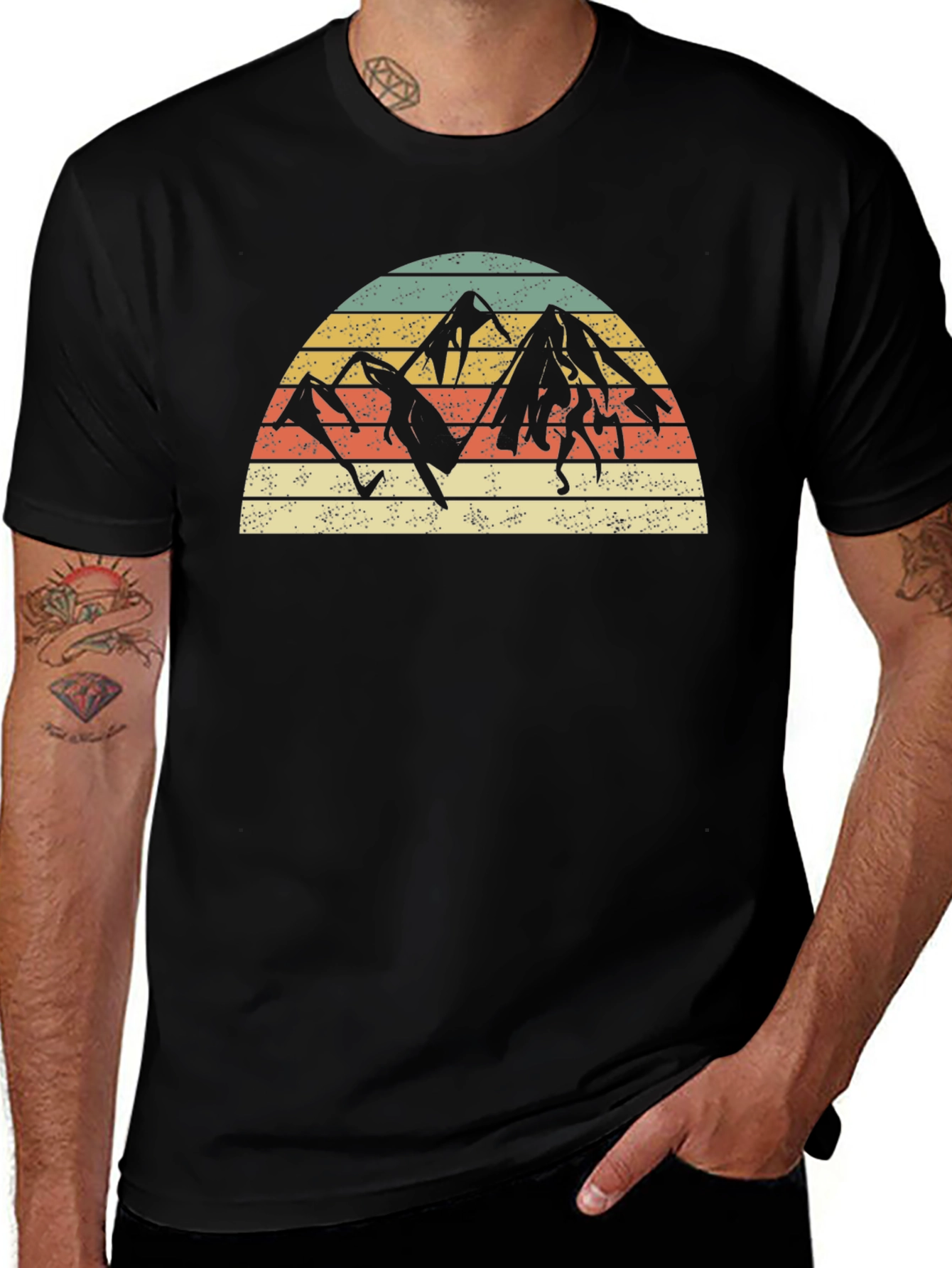 Retro Mountain Climber T-Shirt