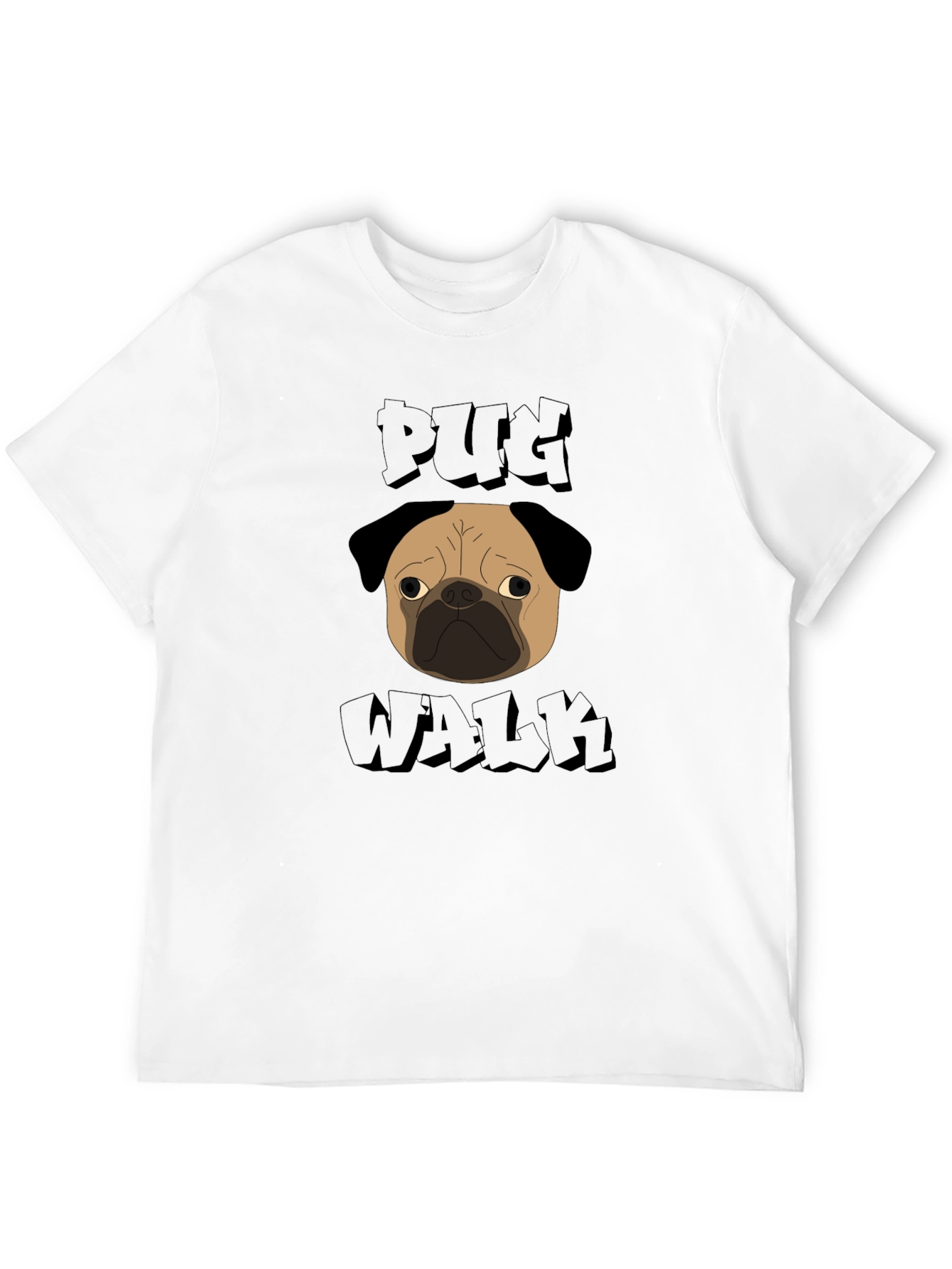 Pug Walk Graphic Tee - Unique Style