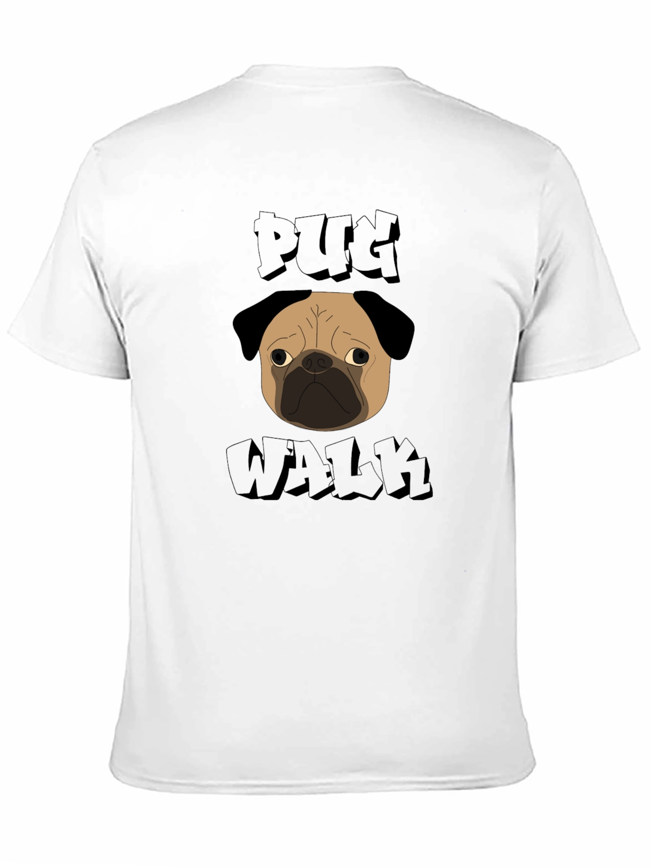 Pug Walk Graphic Tee - Unique Style