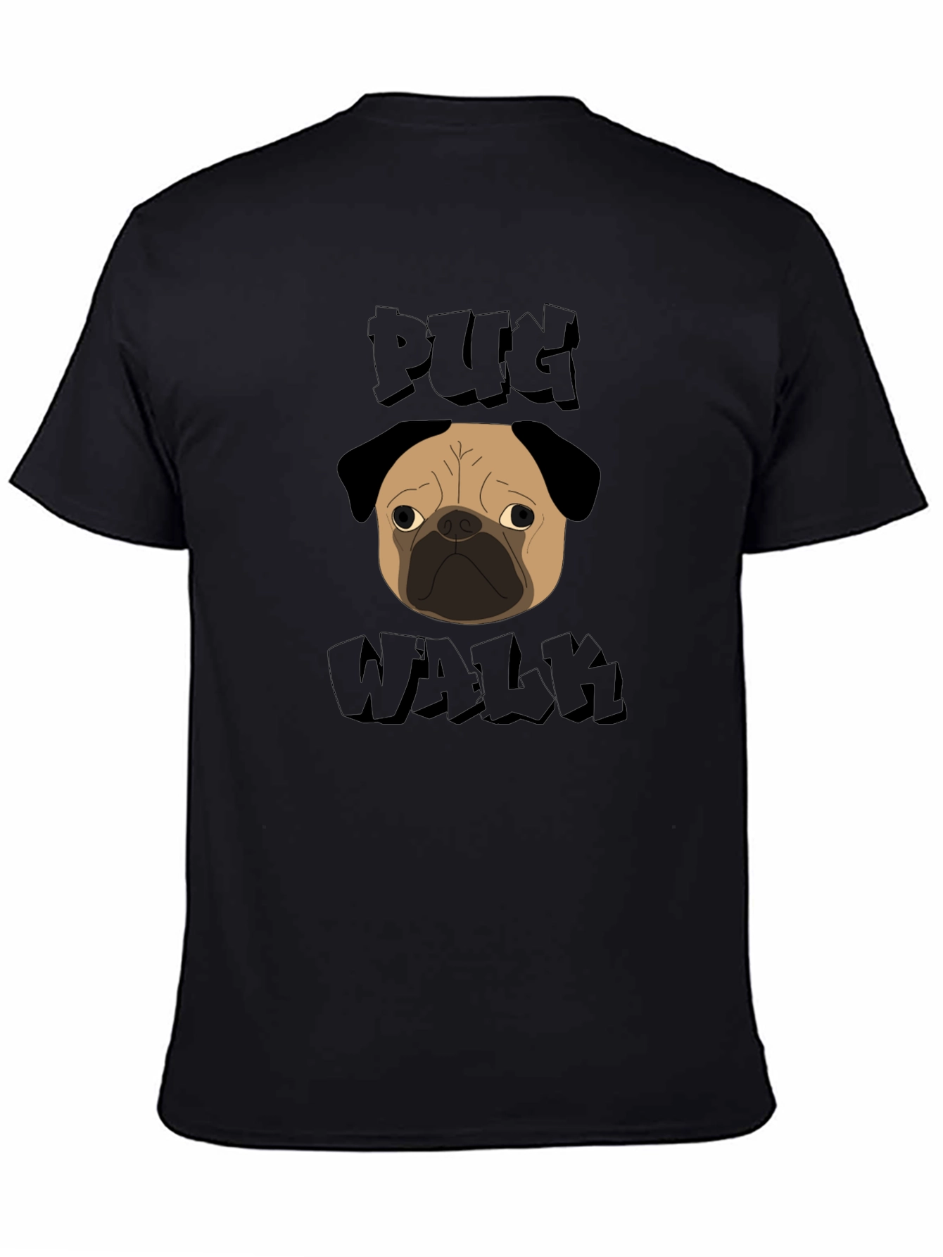 Pug Walk Graphic Tee - Unique Style