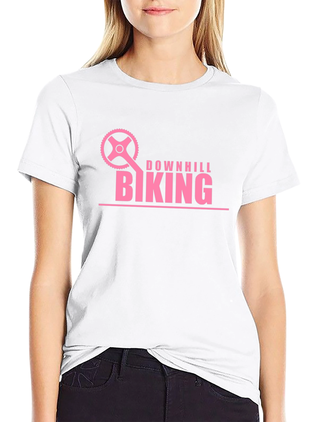 Downhill Biking Graphic Tee