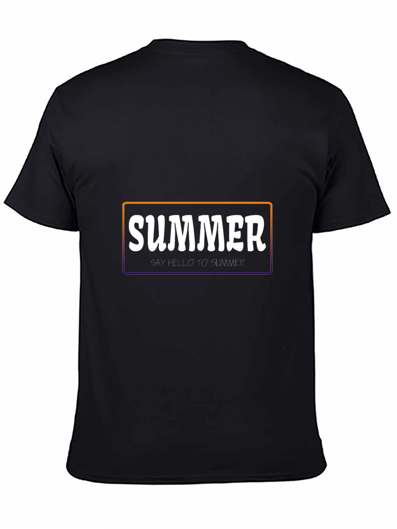 Summer Graphic T-Shirt - Stylish Black Tee